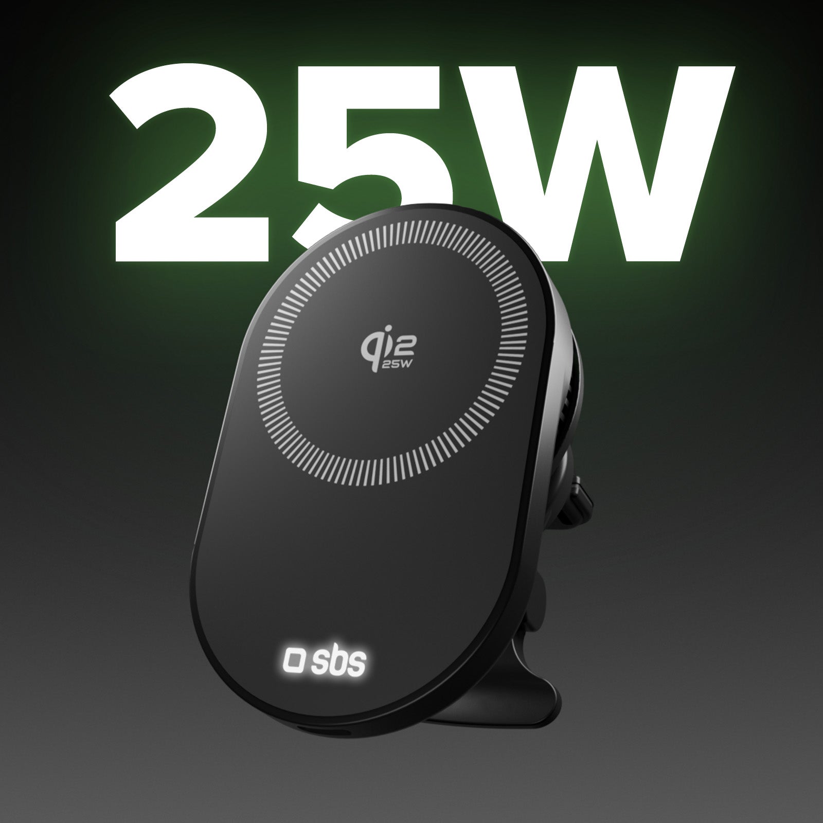 Autohalterung mit magnetischem Qi2.2-25-W-Wireless-Laden