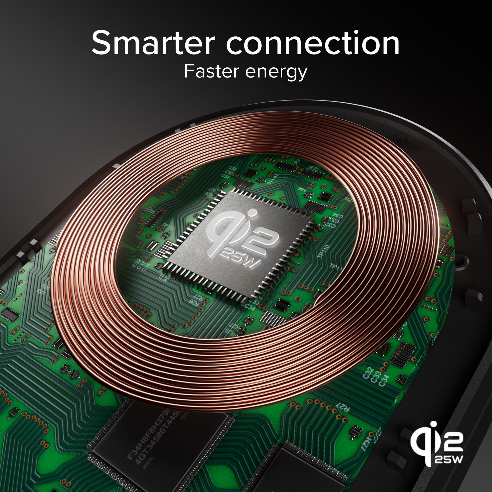 Autohalterung mit magnetischem Qi2.2-25-W-Wireless-Laden