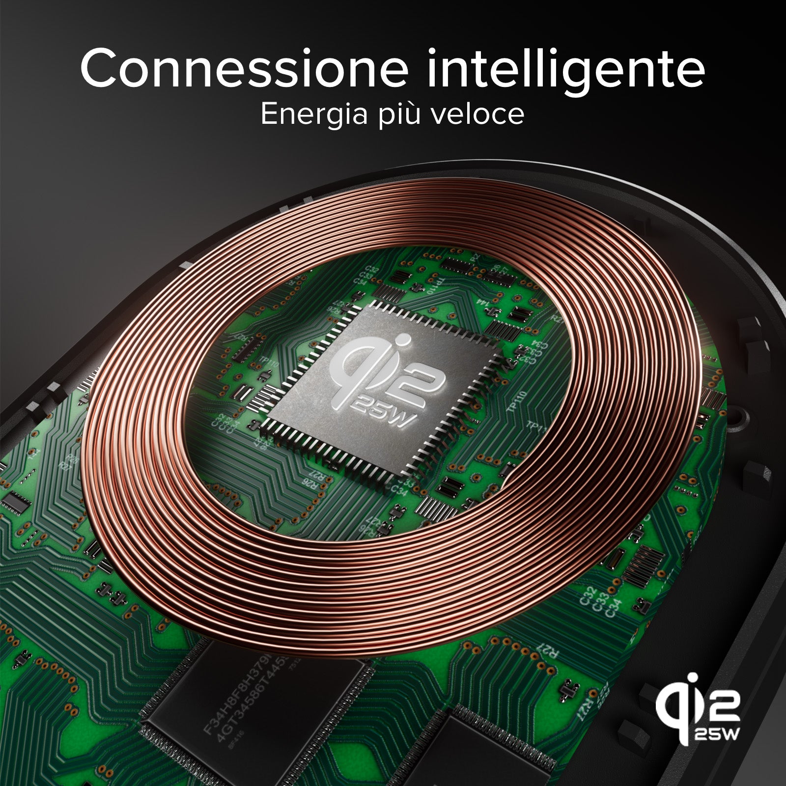 Car Mount with 25 W Qi2.2 Magnetic Charging