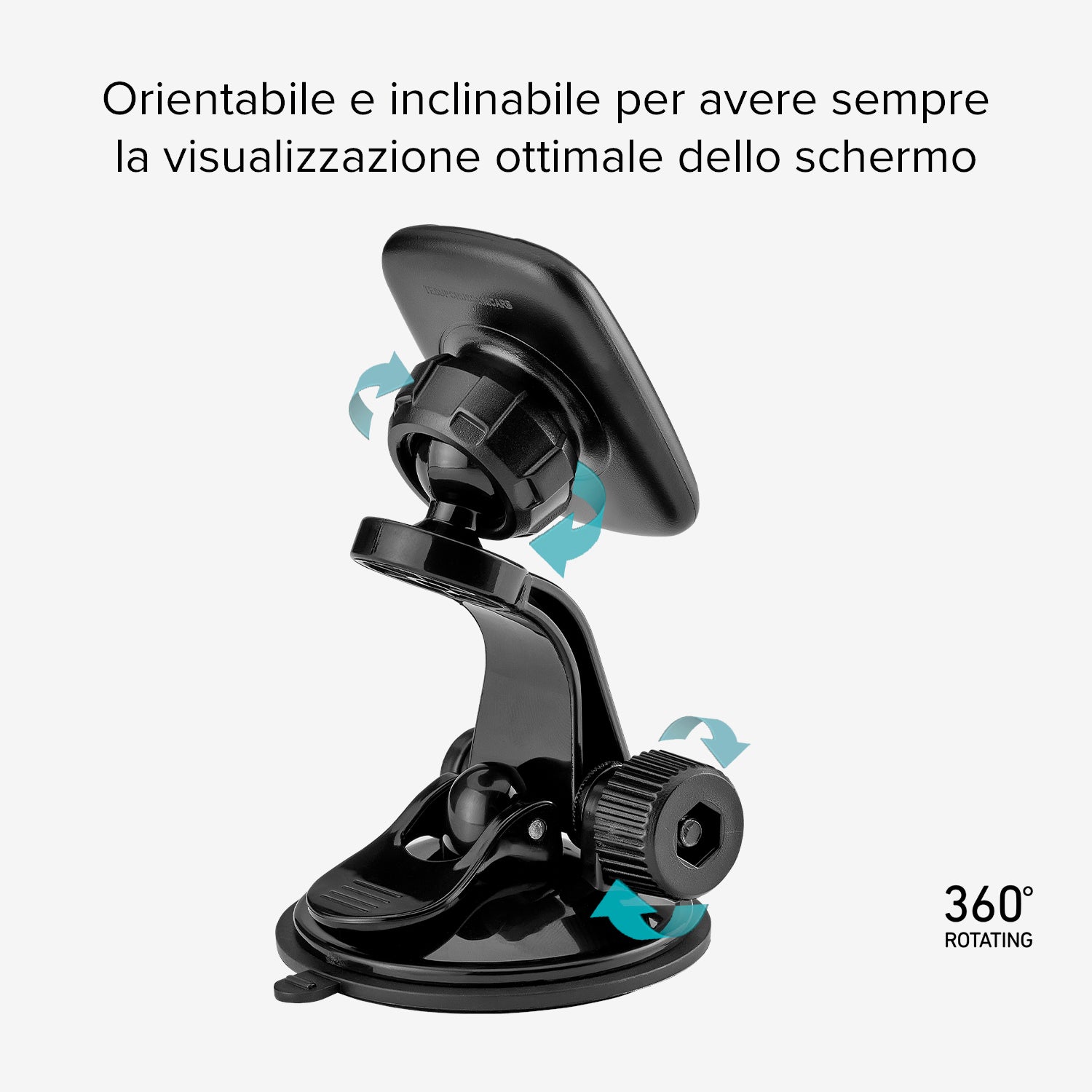 Arizona - Supporto auto magnetico per telefono con fissaggio a ventosa