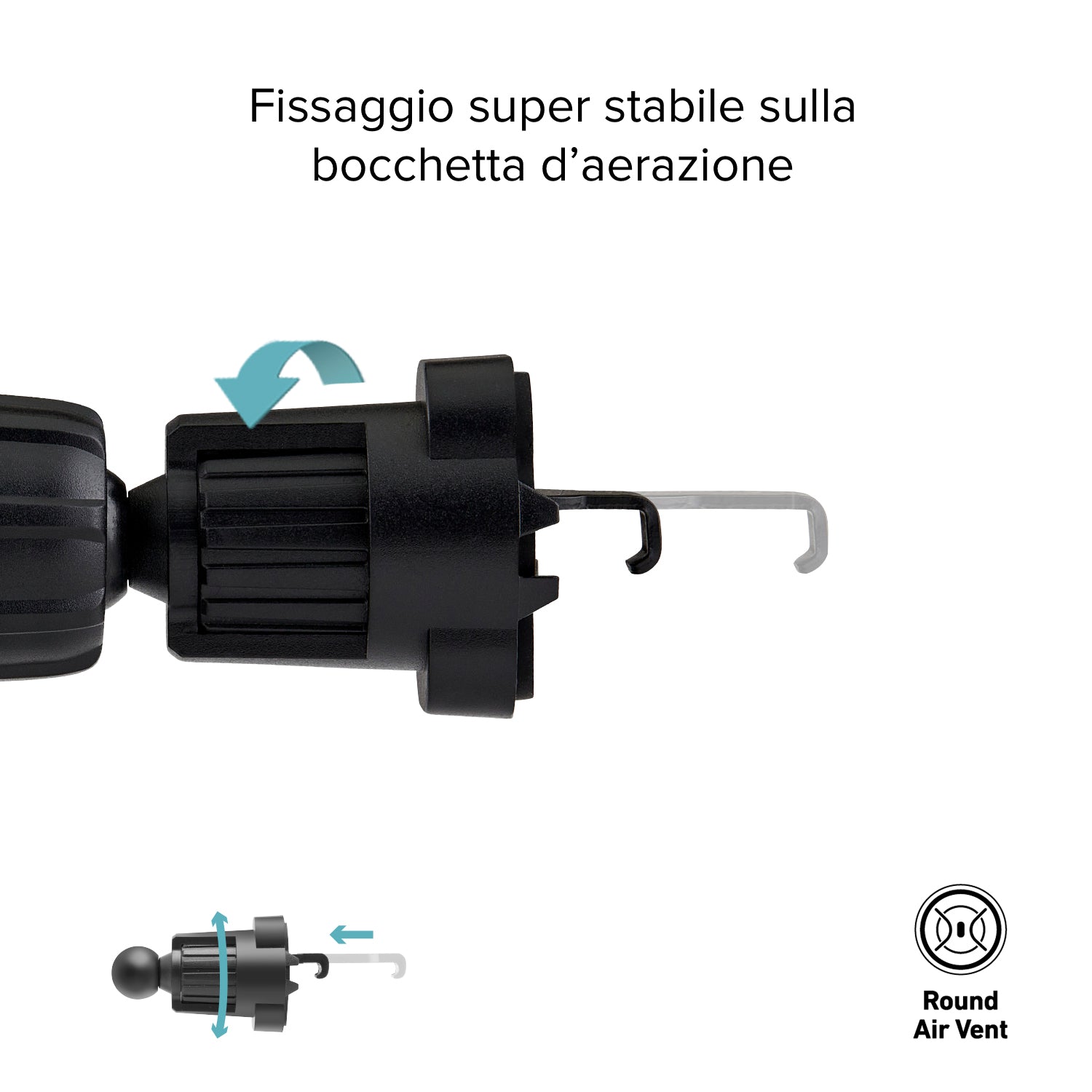 Support auto sans fil Gravity avec recharge sans fil 15 W