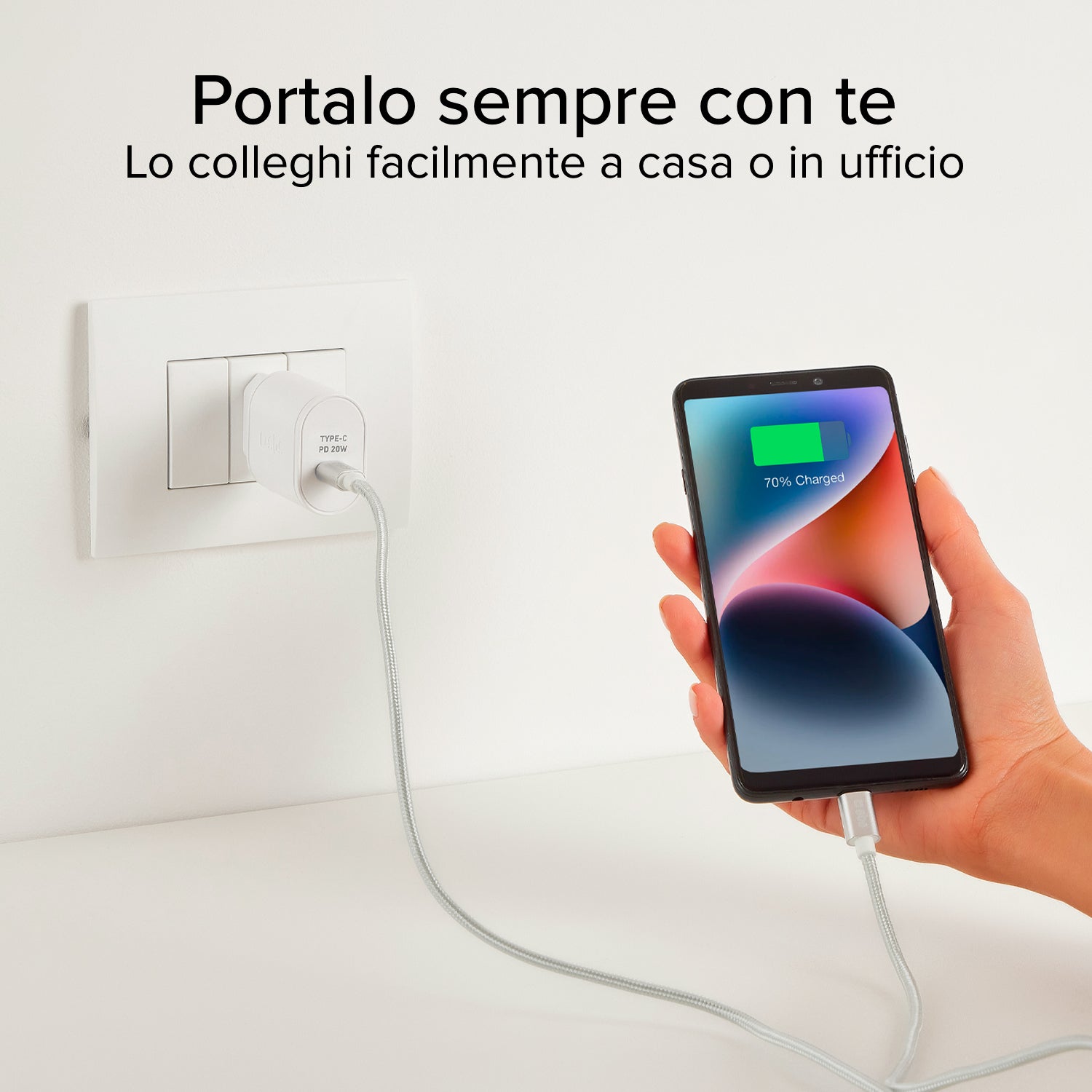 Caricabatterie Power Delivery 20W