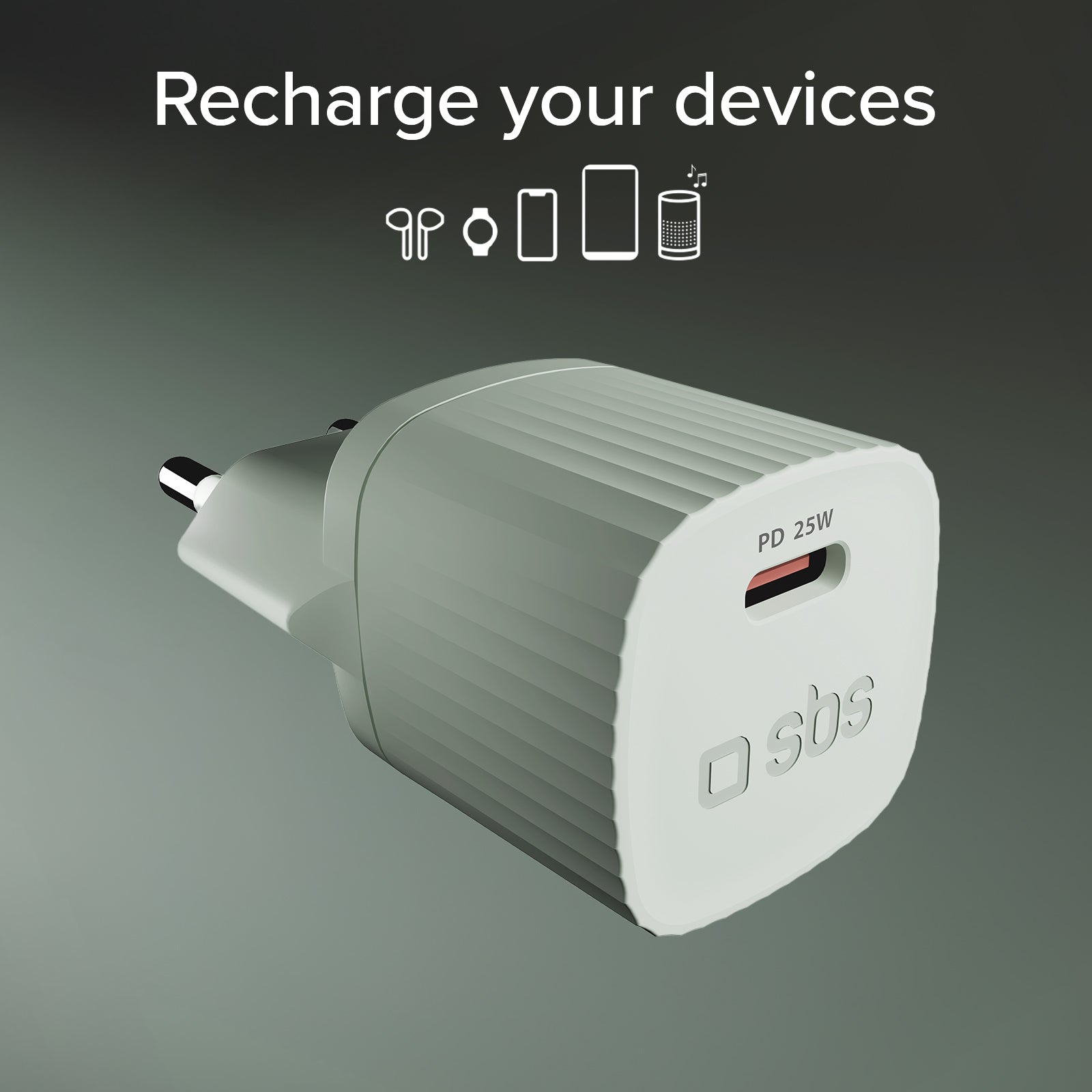 Charger with GRS material