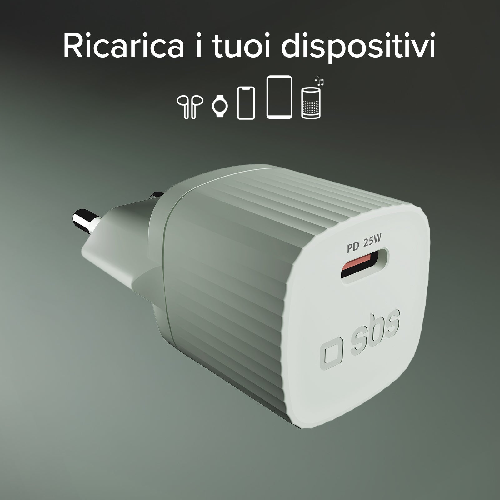 Charger with GRS material