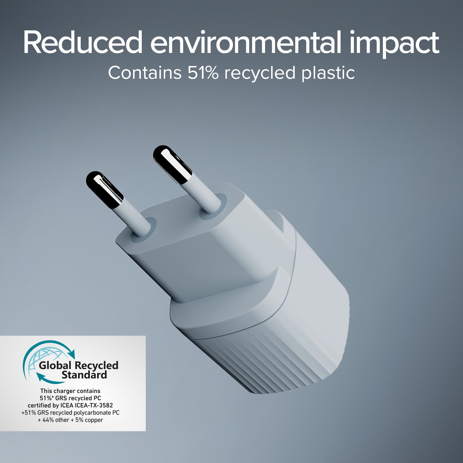 Charger with GRS material