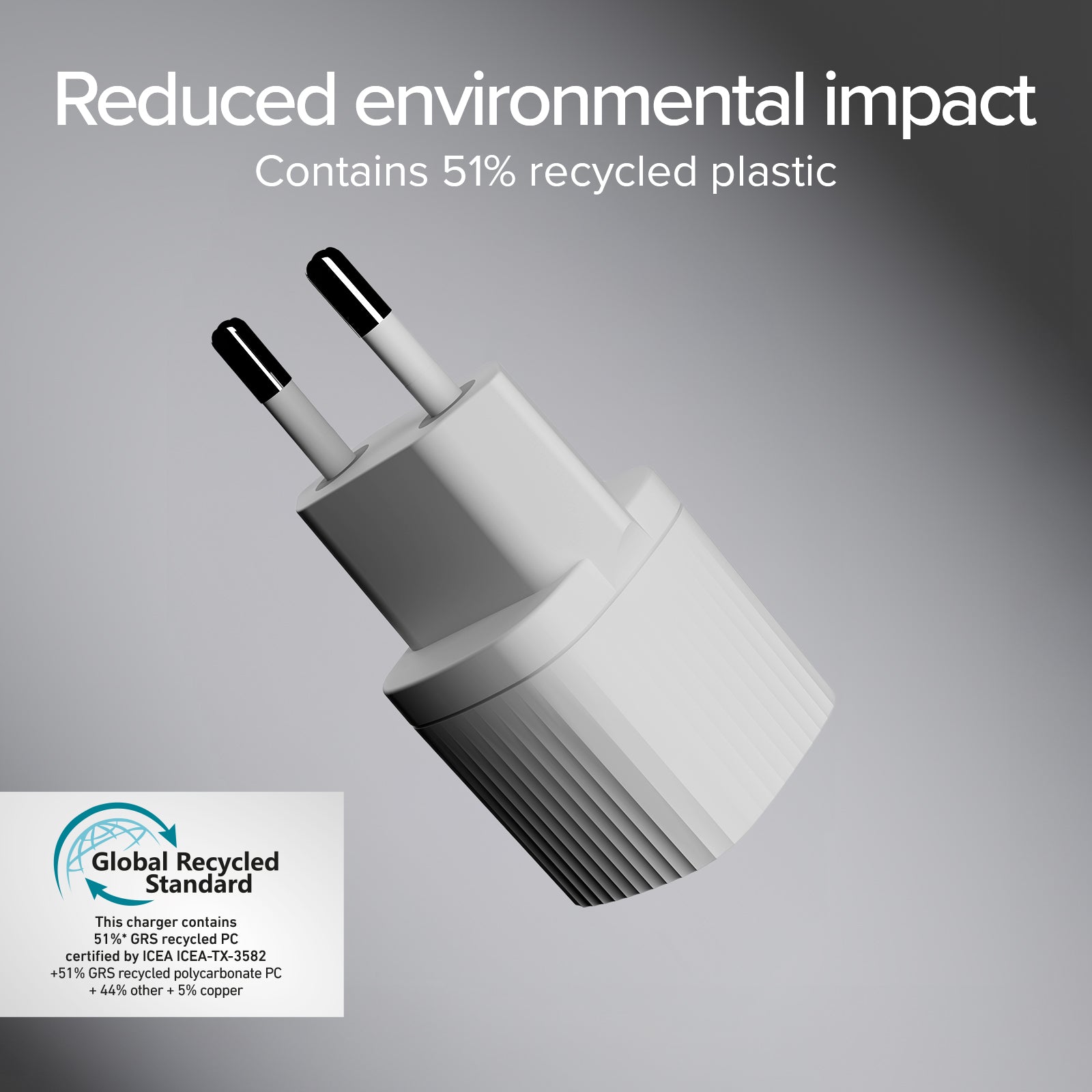 Charger with GRS material