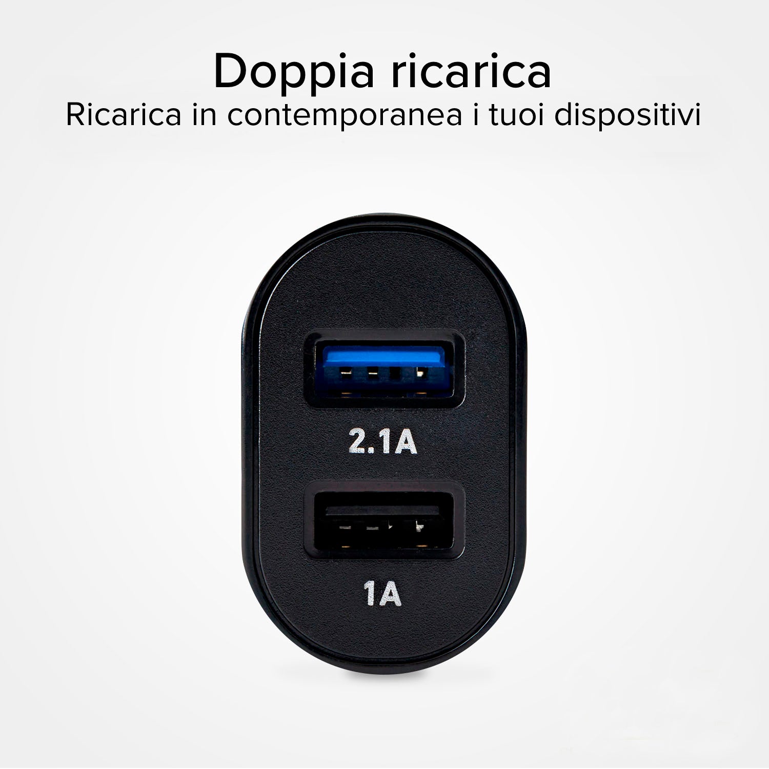 Cargador Fast Charge con dos puertos USB