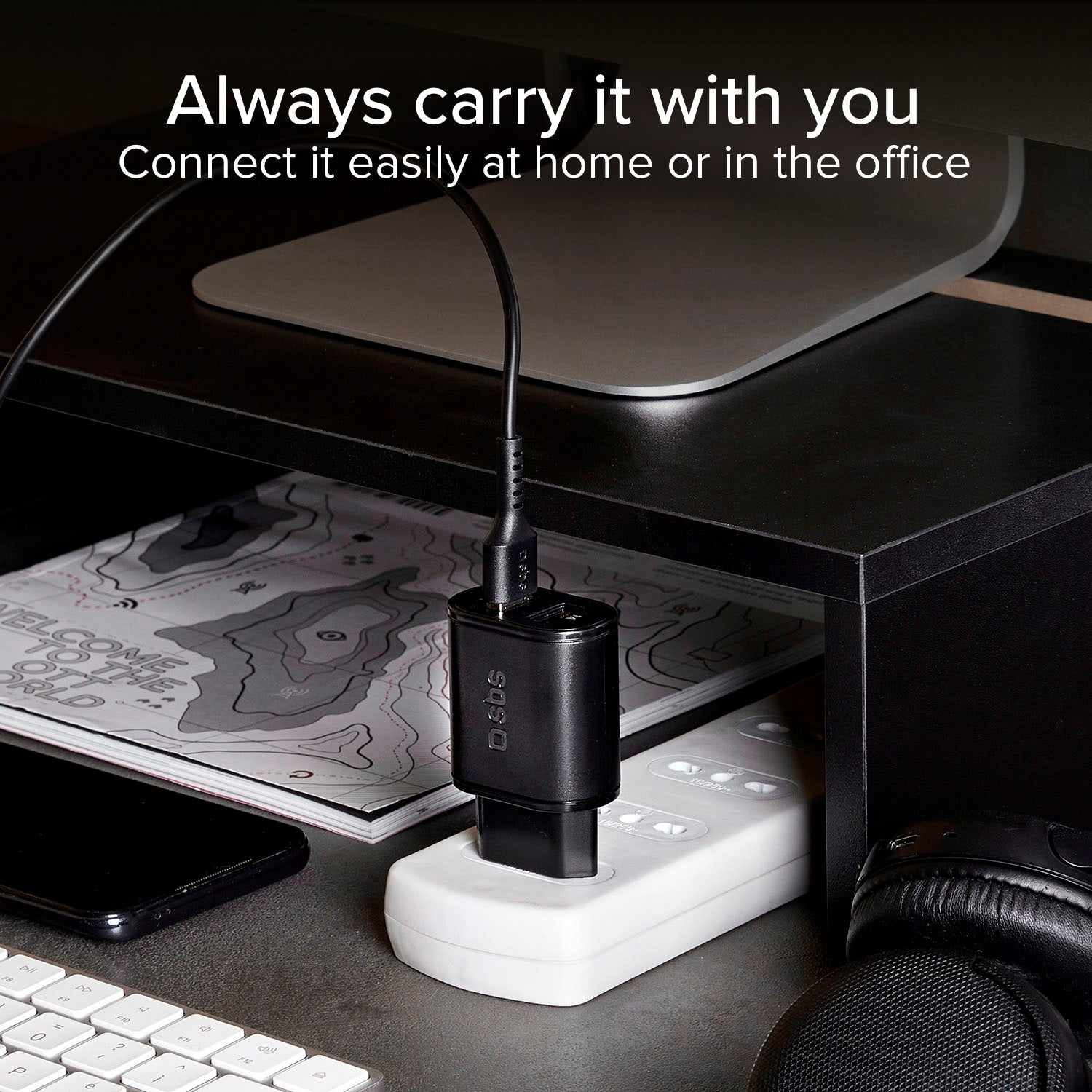 Cargador Fast Charge con dos puertos USB