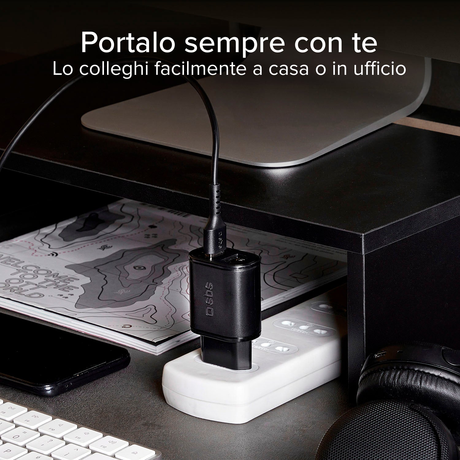 Cargador Fast Charge con dos puertos USB