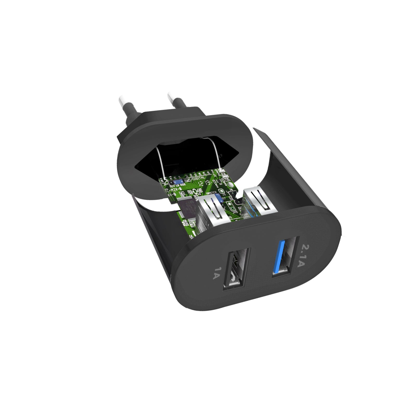 Cargador Fast Charge con dos puertos USB
