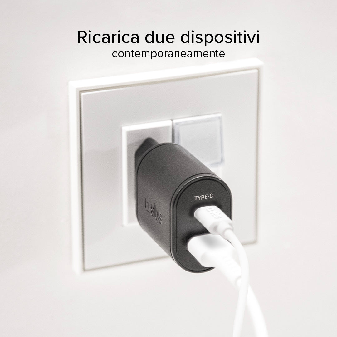 Caricabatterie da viaggio USB-A - USB-C a ricarica rapida