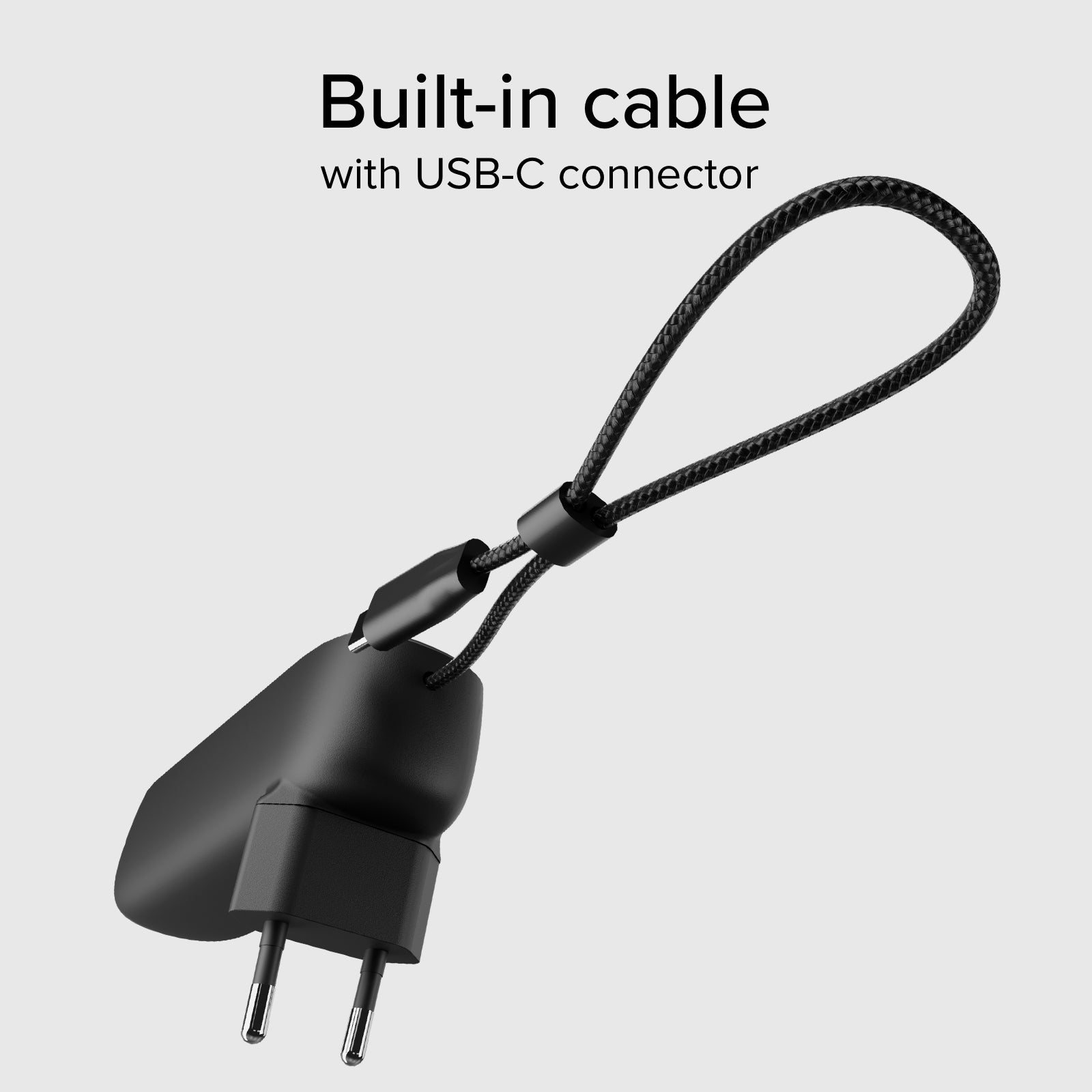Hybrid Powerbank with 5000mAh capacity, PD 20W, and built-in socket
