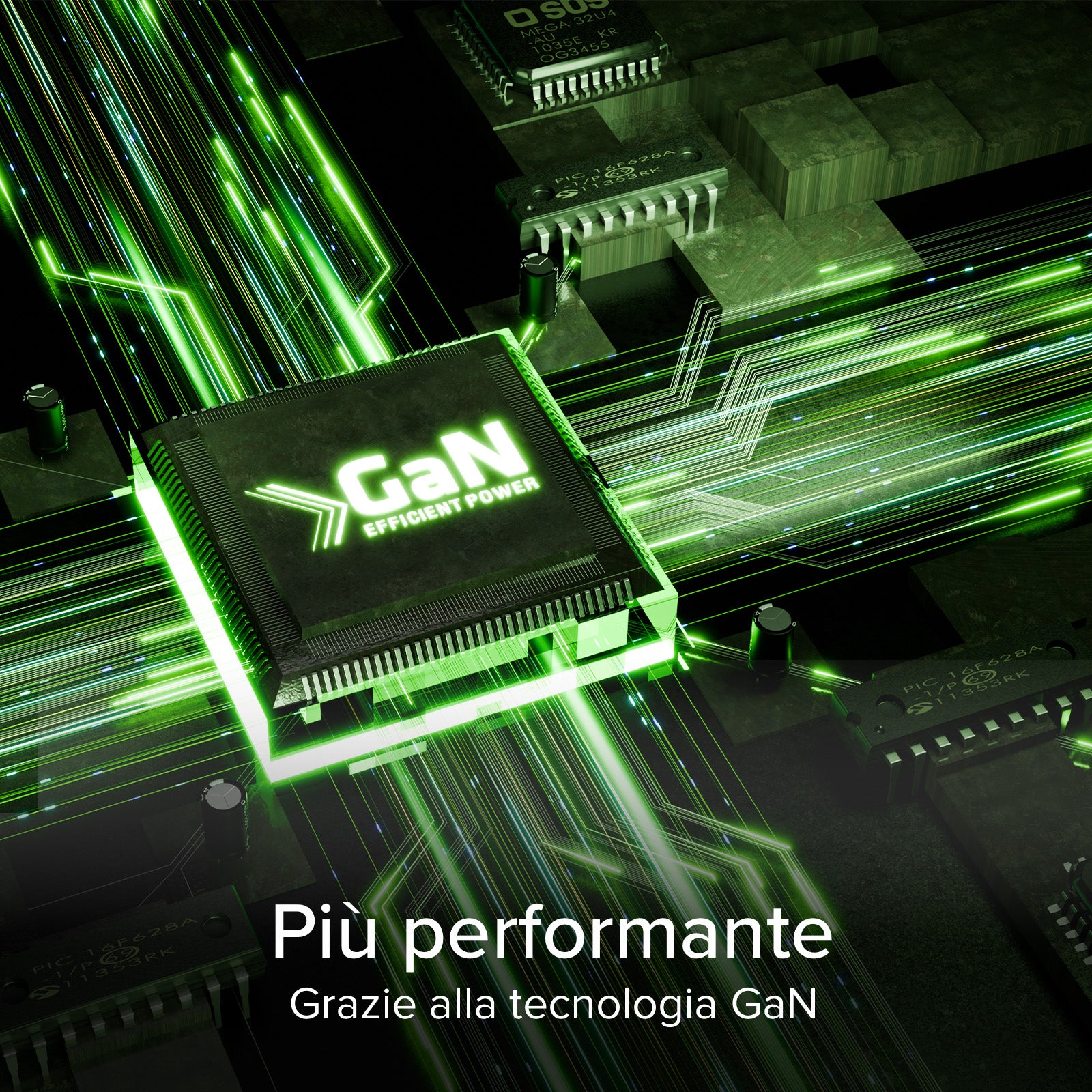 Hybrid Powerbank with 5000mAh capacity, PD 20W, and built-in socket