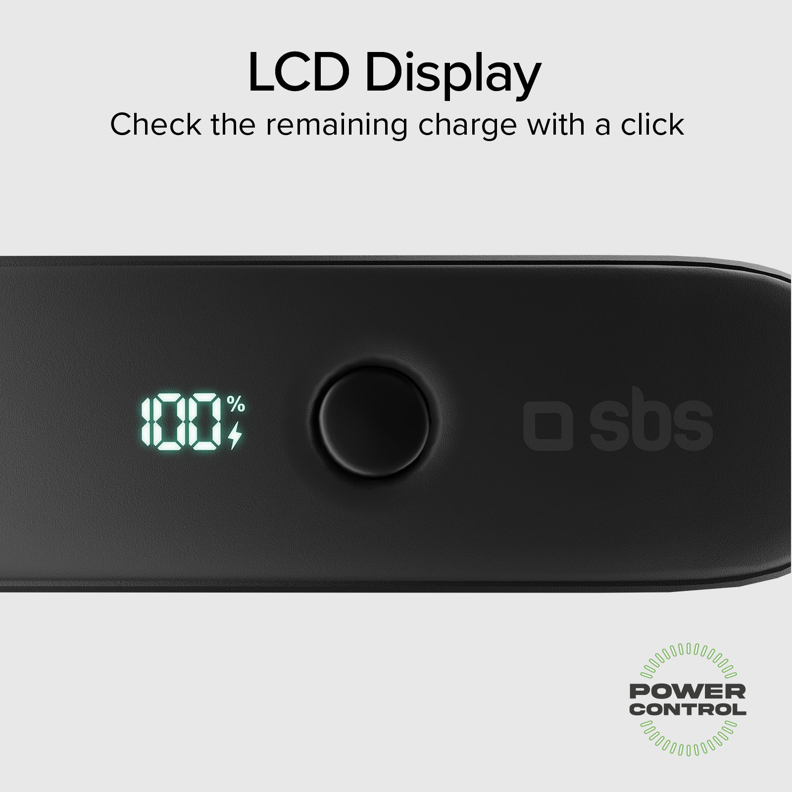 Power bank híbrida 5000 mAh PD 20W con enchufe integrado