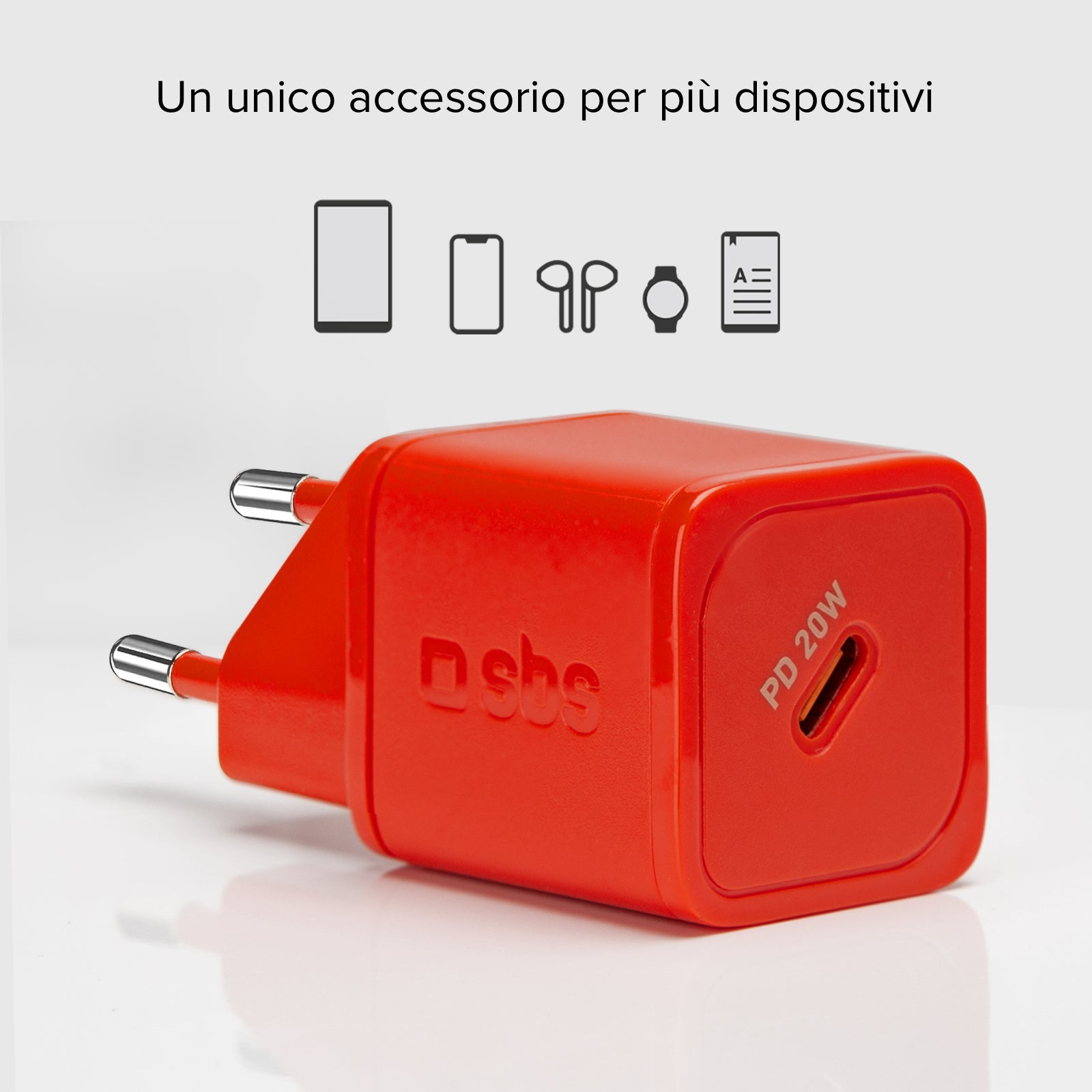 Caricatore caricabatterie ultrarapido GaN da 20 Watt Power Delivery