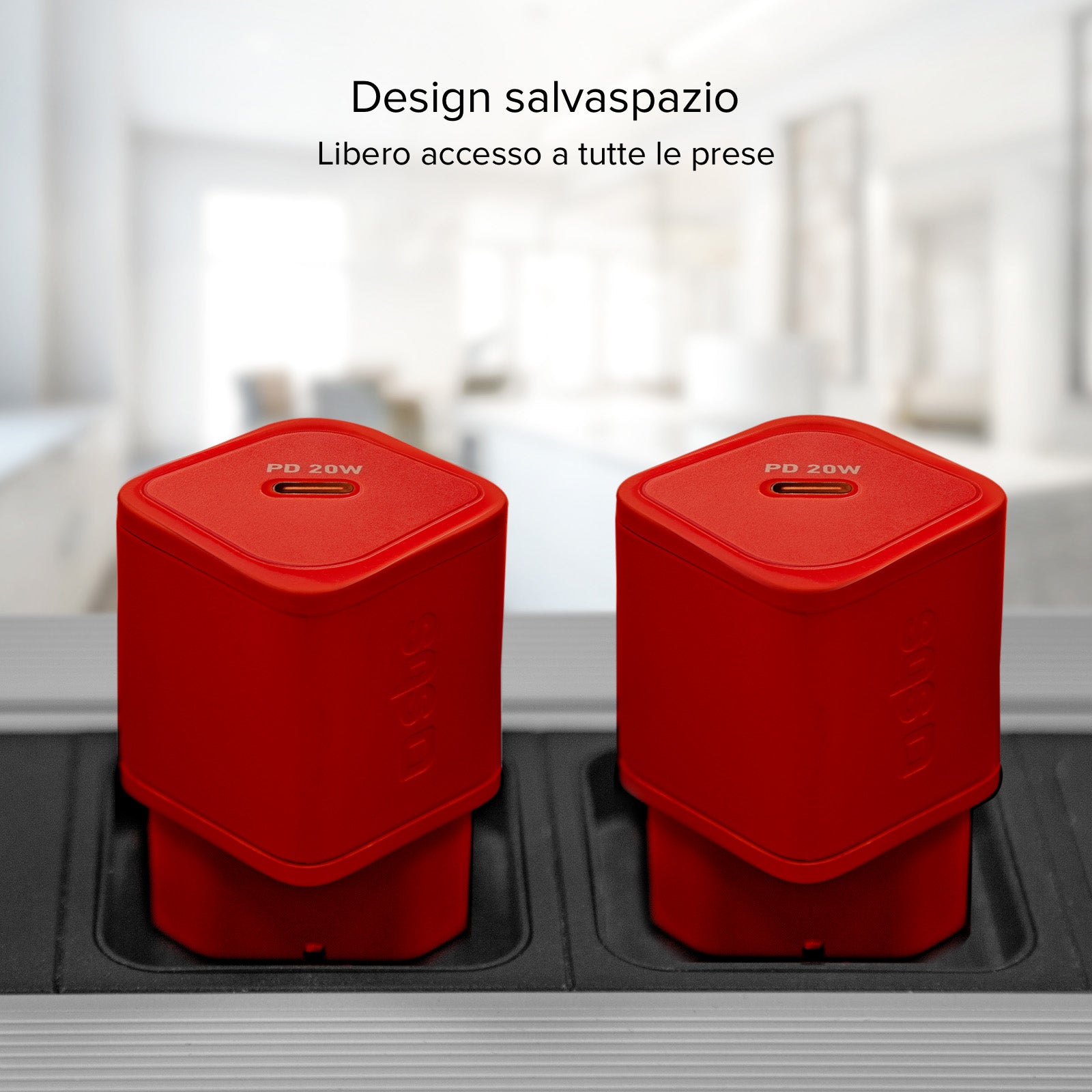 Caricatore caricabatterie ultrarapido GaN da 20 Watt Power Delivery