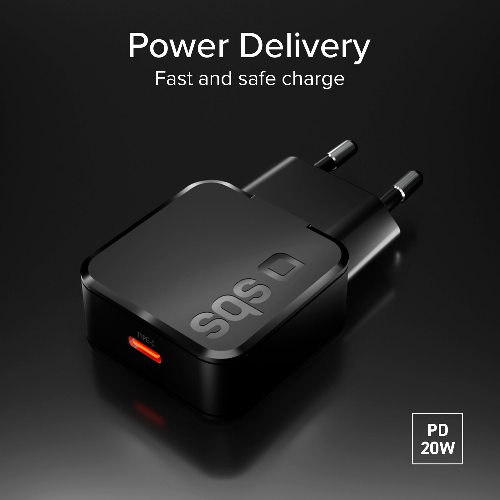 Caricatore da muro 20w USB-C Ultra Slim