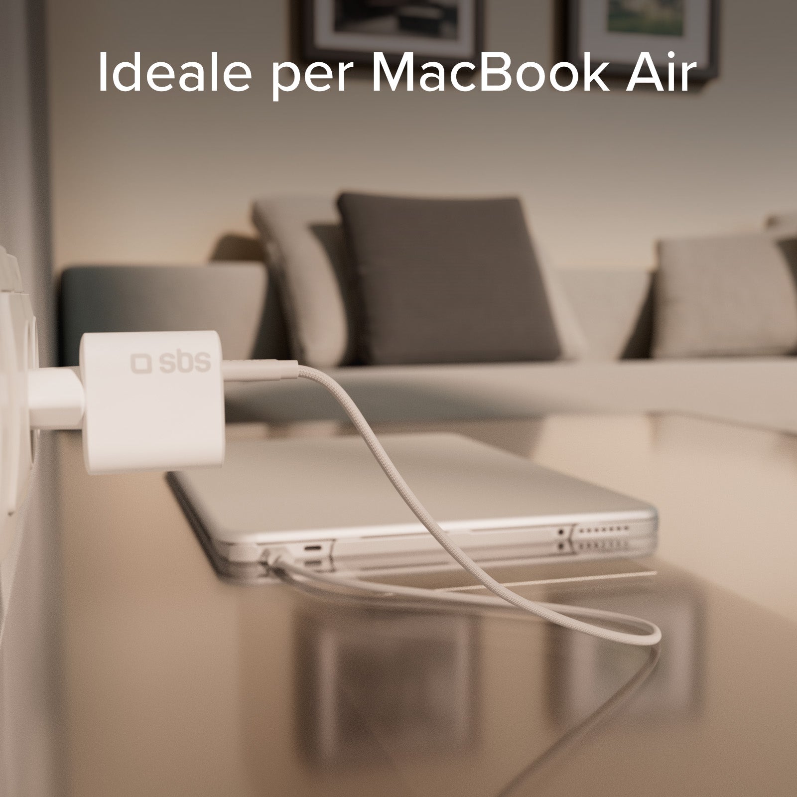 Caricabatterie da parete USB-C 30W compatto con Power Delivery 3.0 e PPS