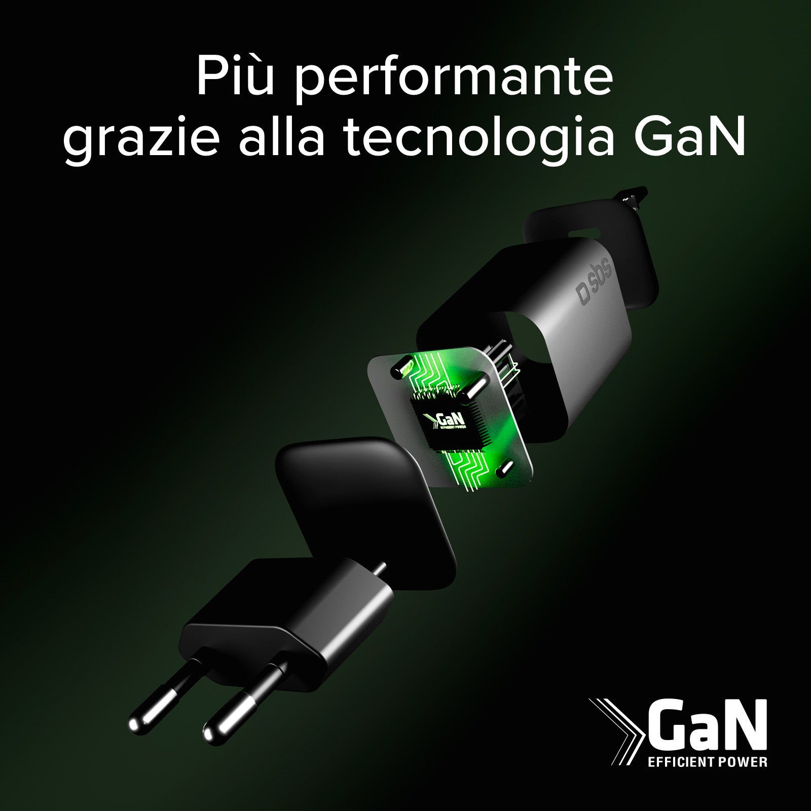 Caricatore da parete USB-C 45W ultracompatto con Power Delivery 3.0 e PPS