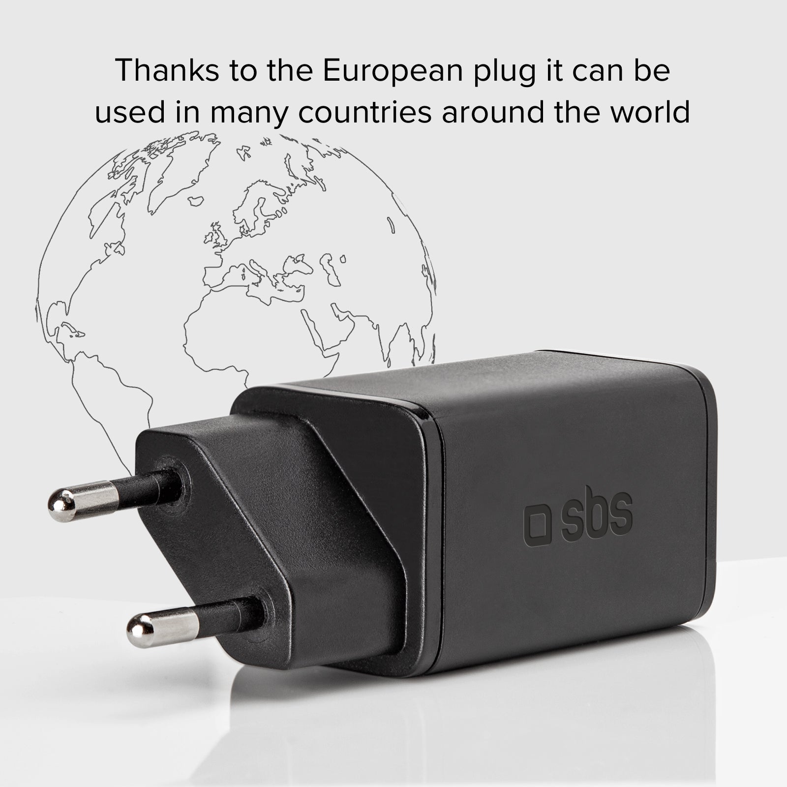 Caricabatterie da muro GaN, 1 uscita USB-C PD 45W