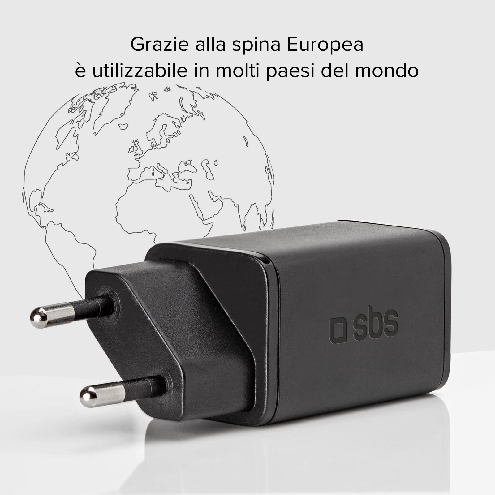Caricabatterie da muro GaN, 1 uscita USB-C PD 45W