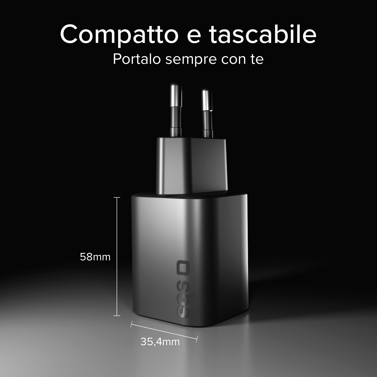 Caricatore USB‑C 65W GaN PD 3.0