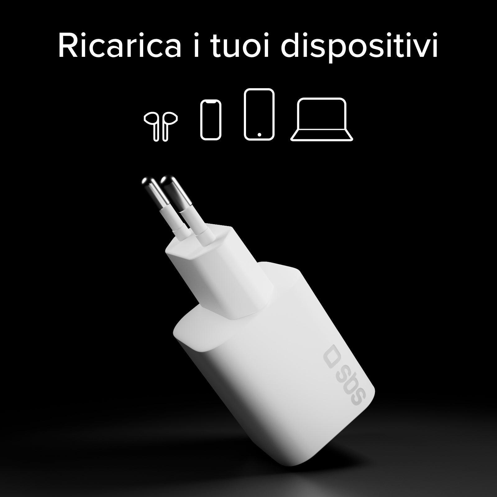 Caricatore USB‑C 65W GaN PD 3.0
