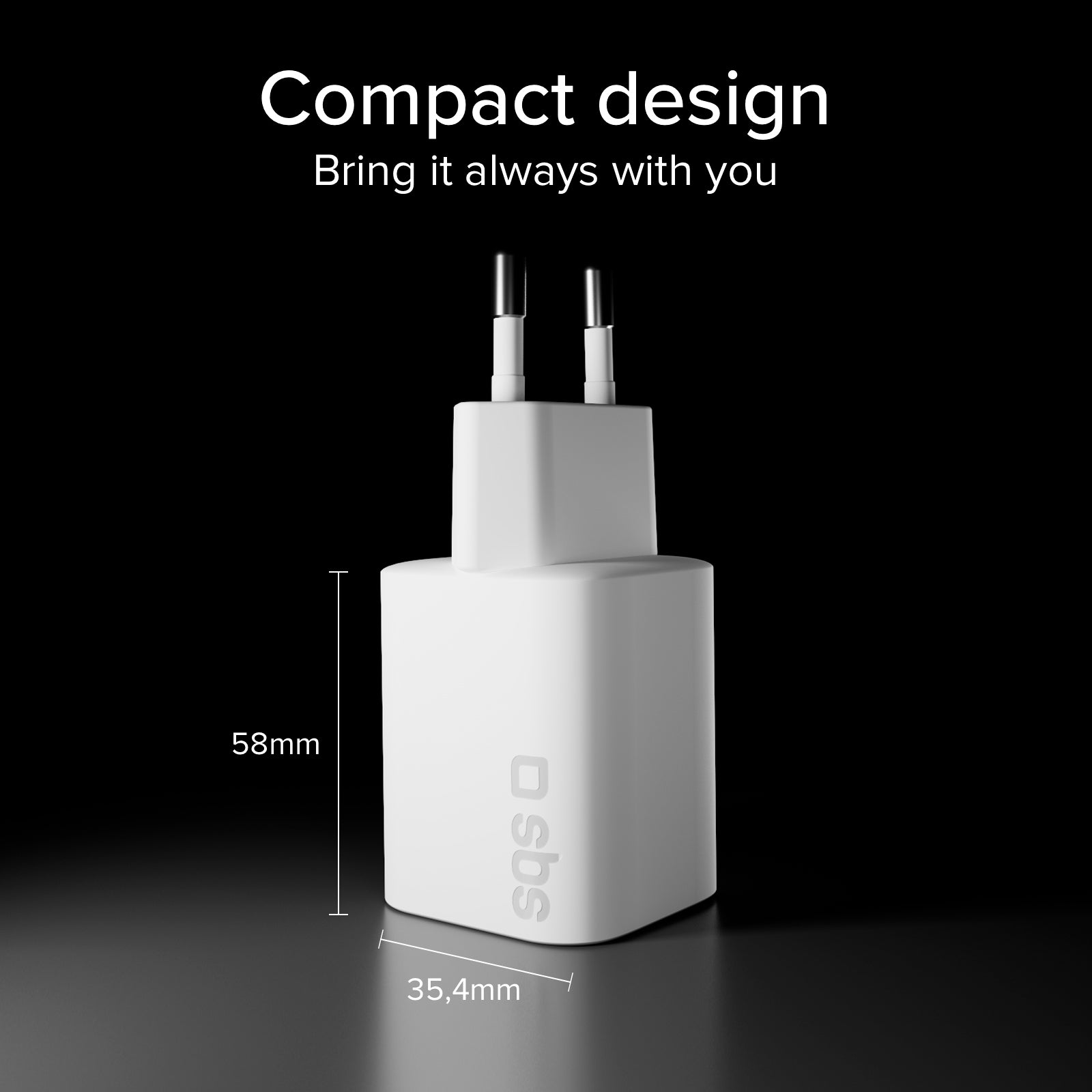 Caricatore USB‑C 65W GaN PD 3.0