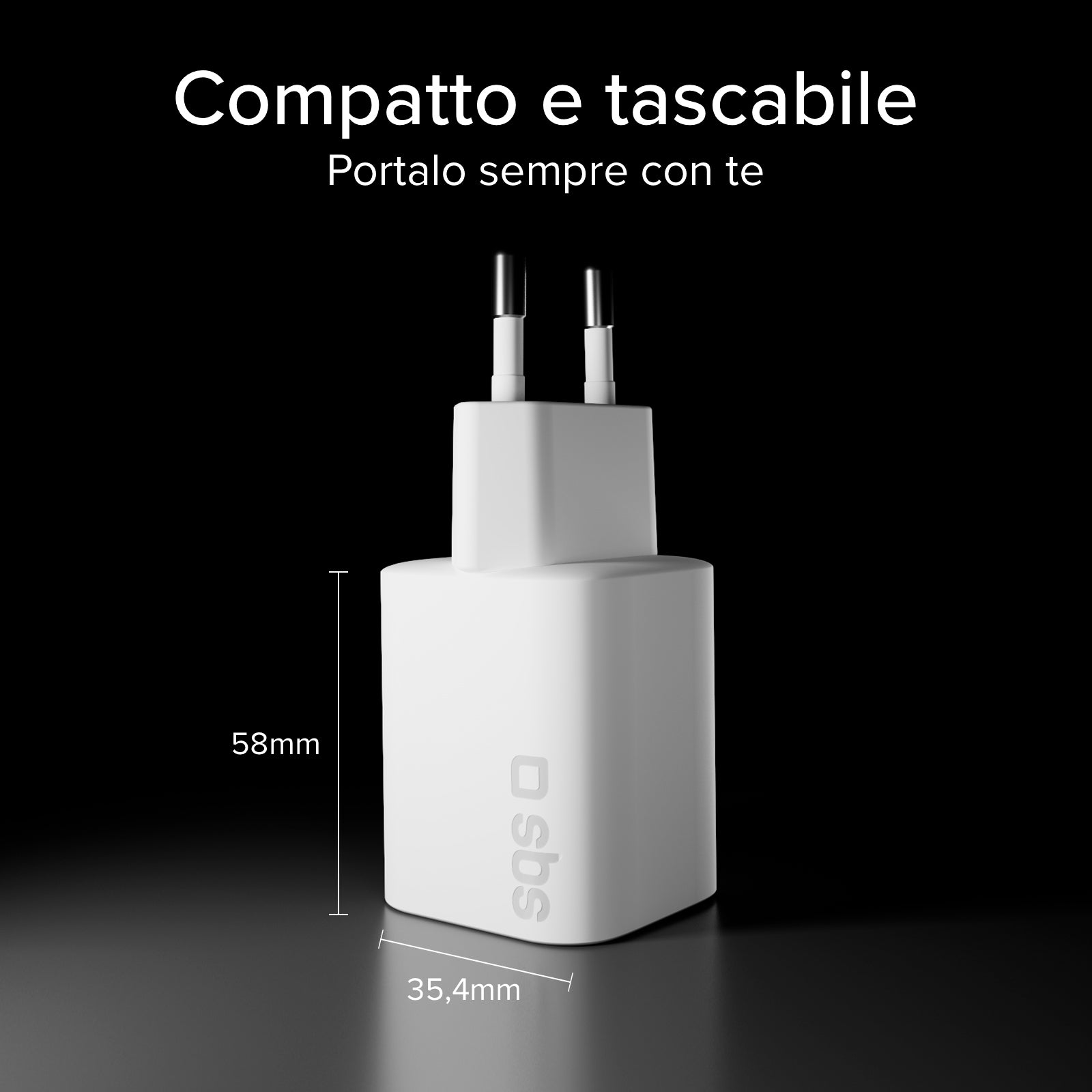 Caricatore USB‑C 65W GaN PD 3.0