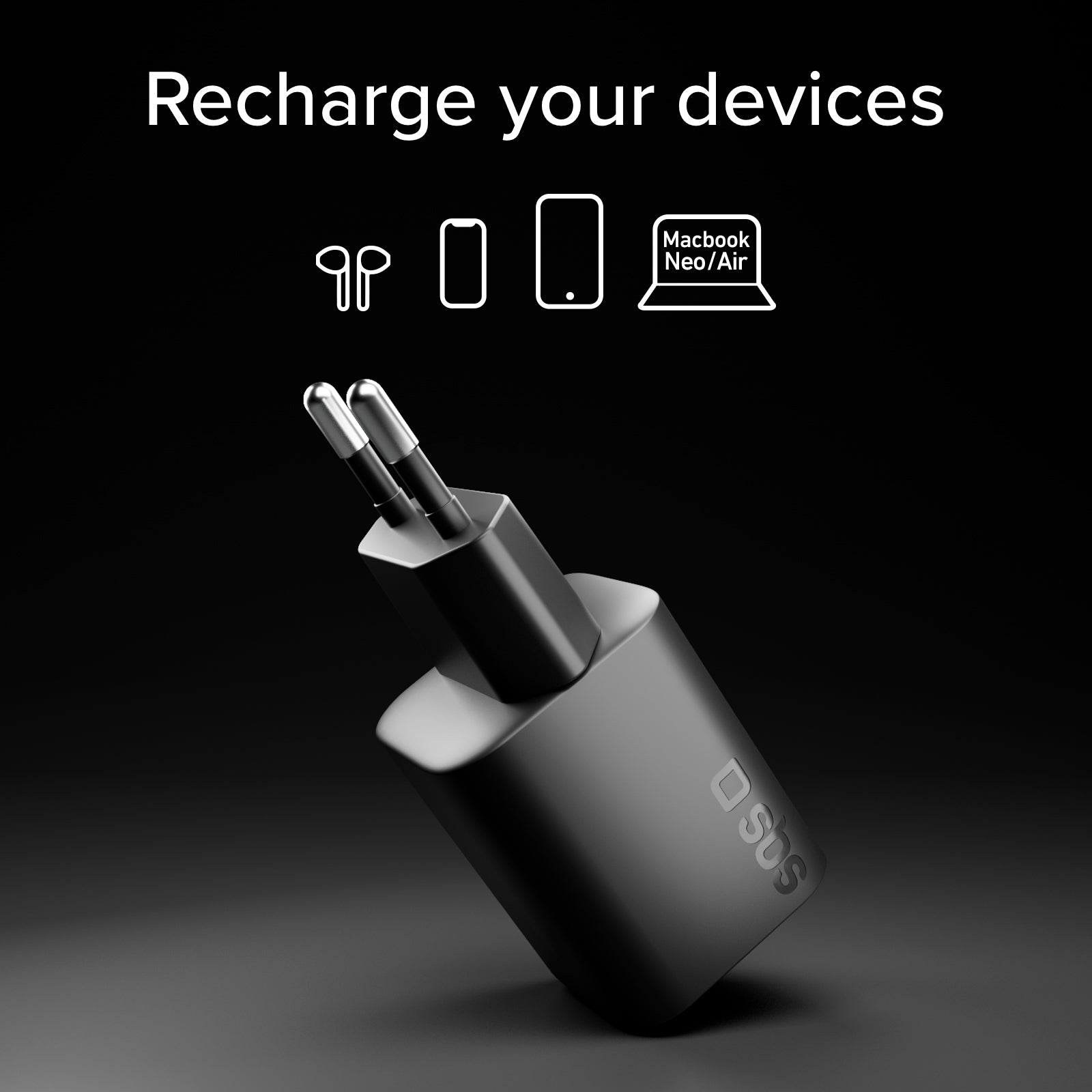 Caricatore da muro USB-C 40W con Power Delivery 3.0 e AVS