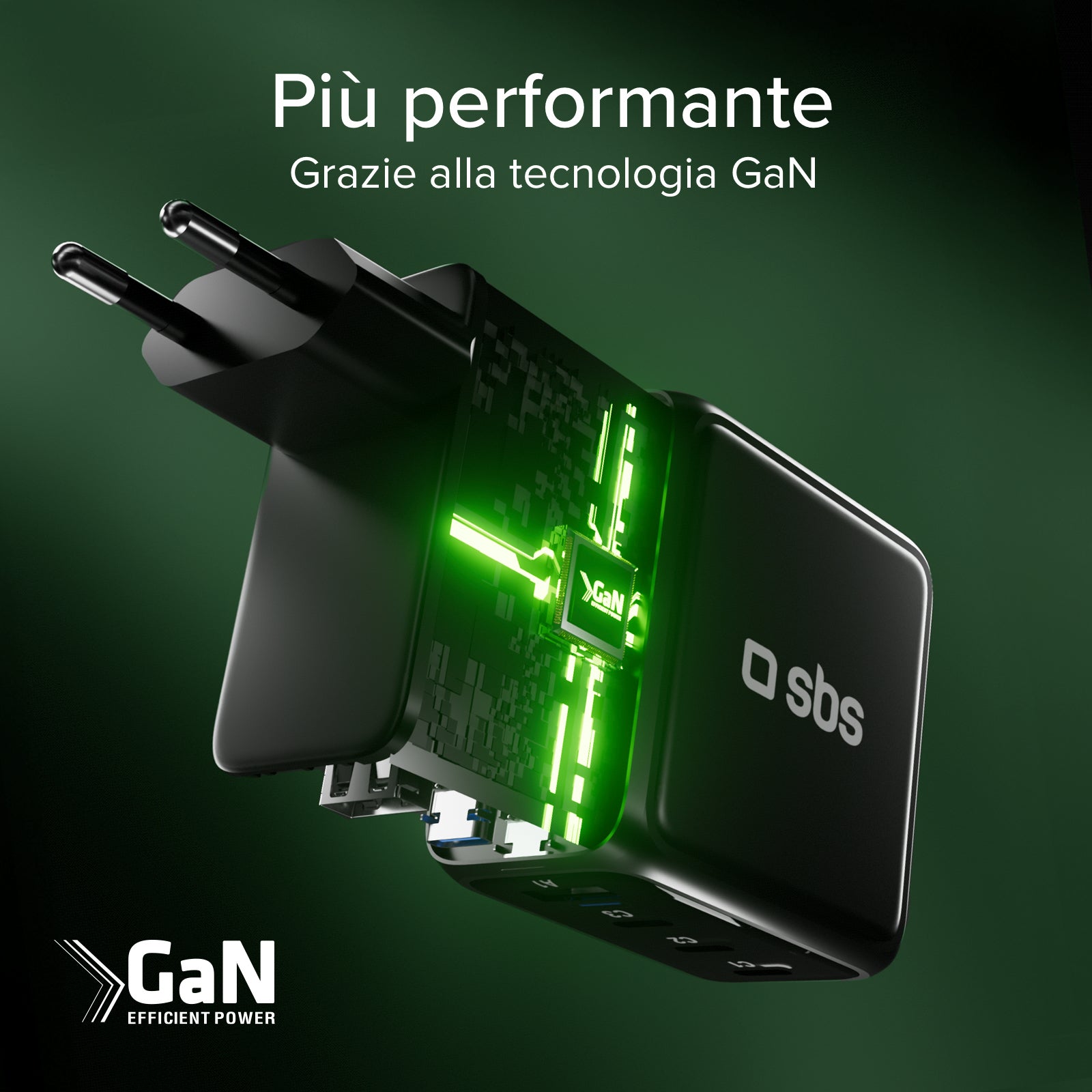 Cargador USB-C de 100 W con pantalla TFT y 4 puertos para cargar rápidamente móviles, tabletas y portátiles