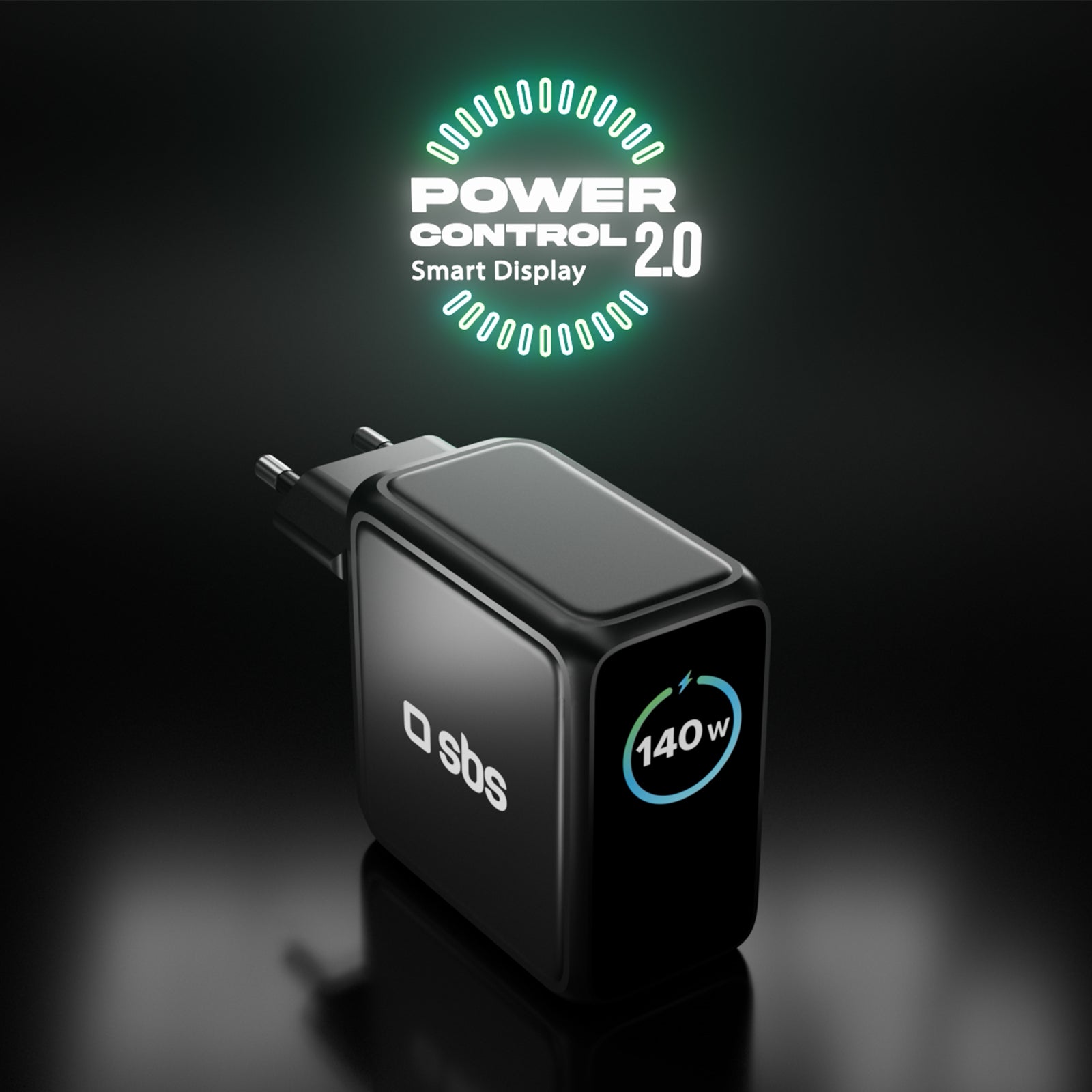 140W GaN Charger with TFT Colour Display