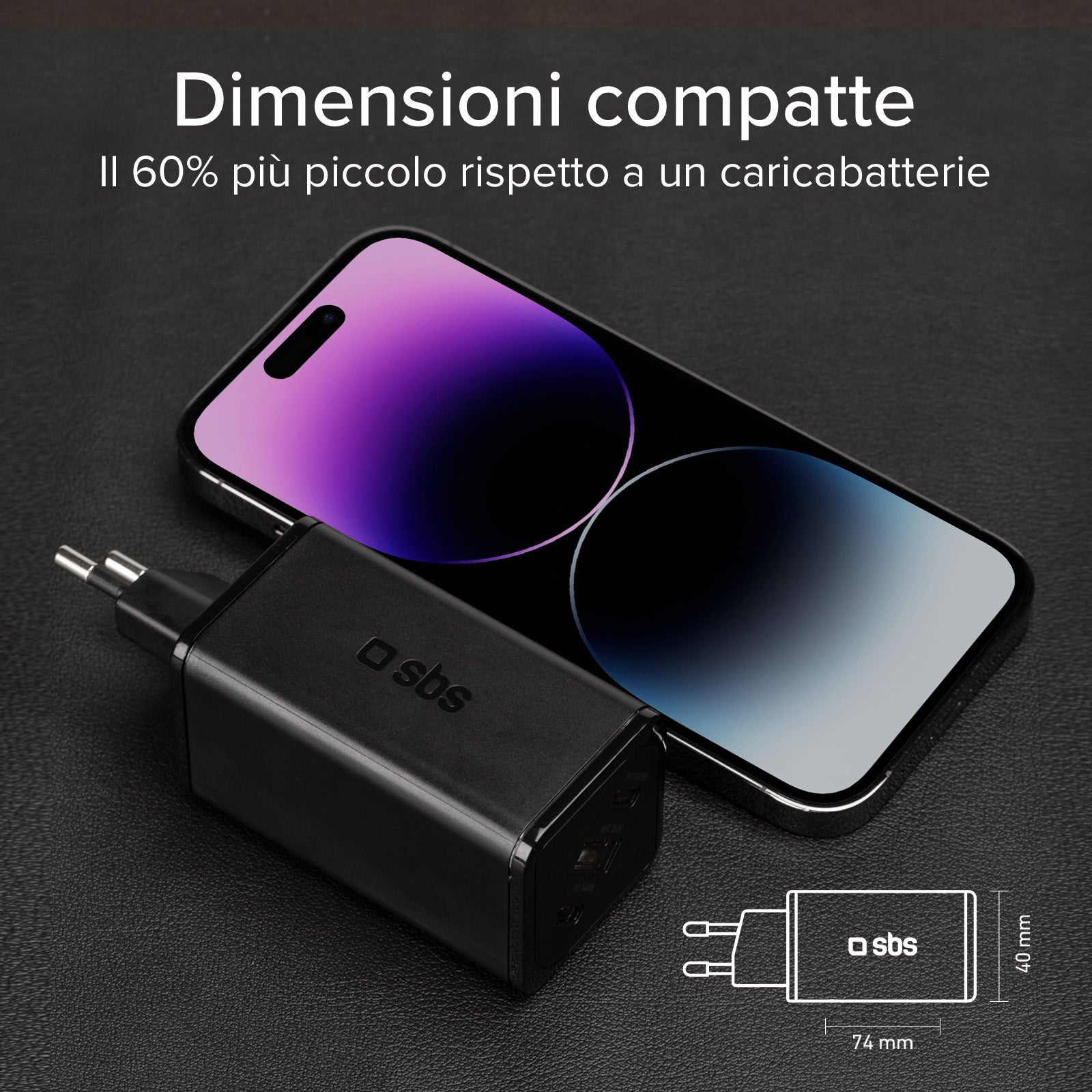 Chargeur de batterie GaN de 140 watts avec Power Delivery (PD)