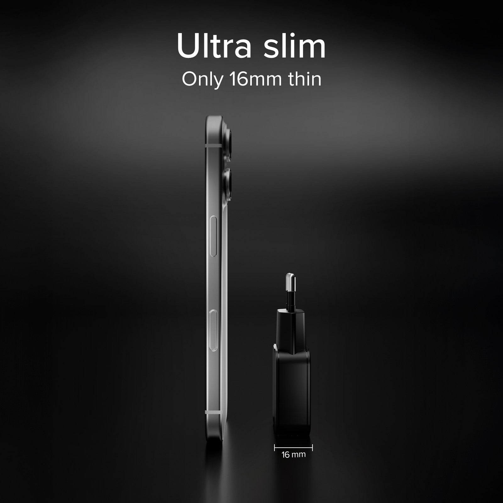 Chargeur mural slim 30 W USB-C Power Delivery et USB-A Fast Charge