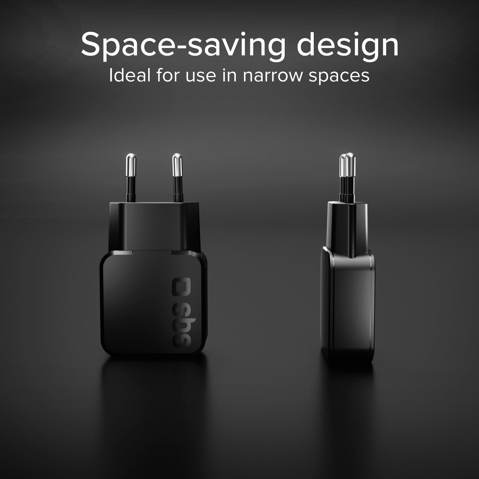 Caricatore da muro 30W Ultra Slim con doppia porta USB-C e USB-A