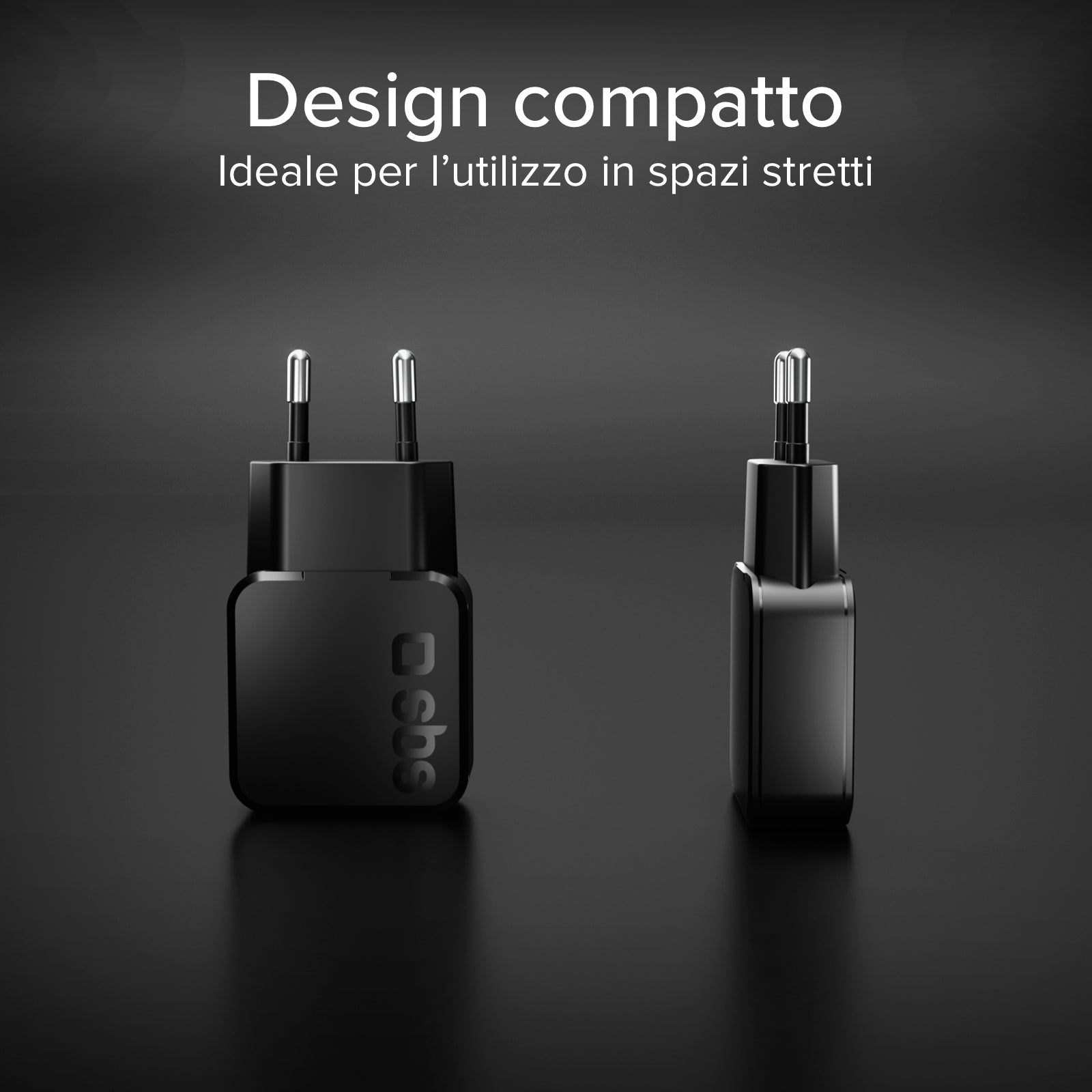 Caricatore da muro 30W Ultra Slim con doppia porta USB-C e USB-A
