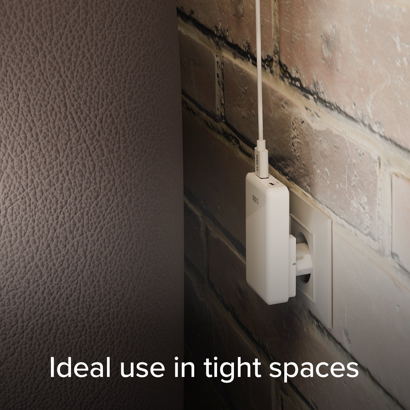 Cargador de pared Flexi 20W con enchufe plegable
