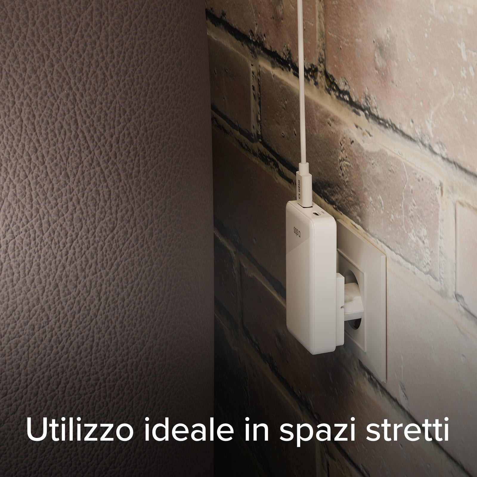 Cargador de pared Flexi 20W con enchufe plegable