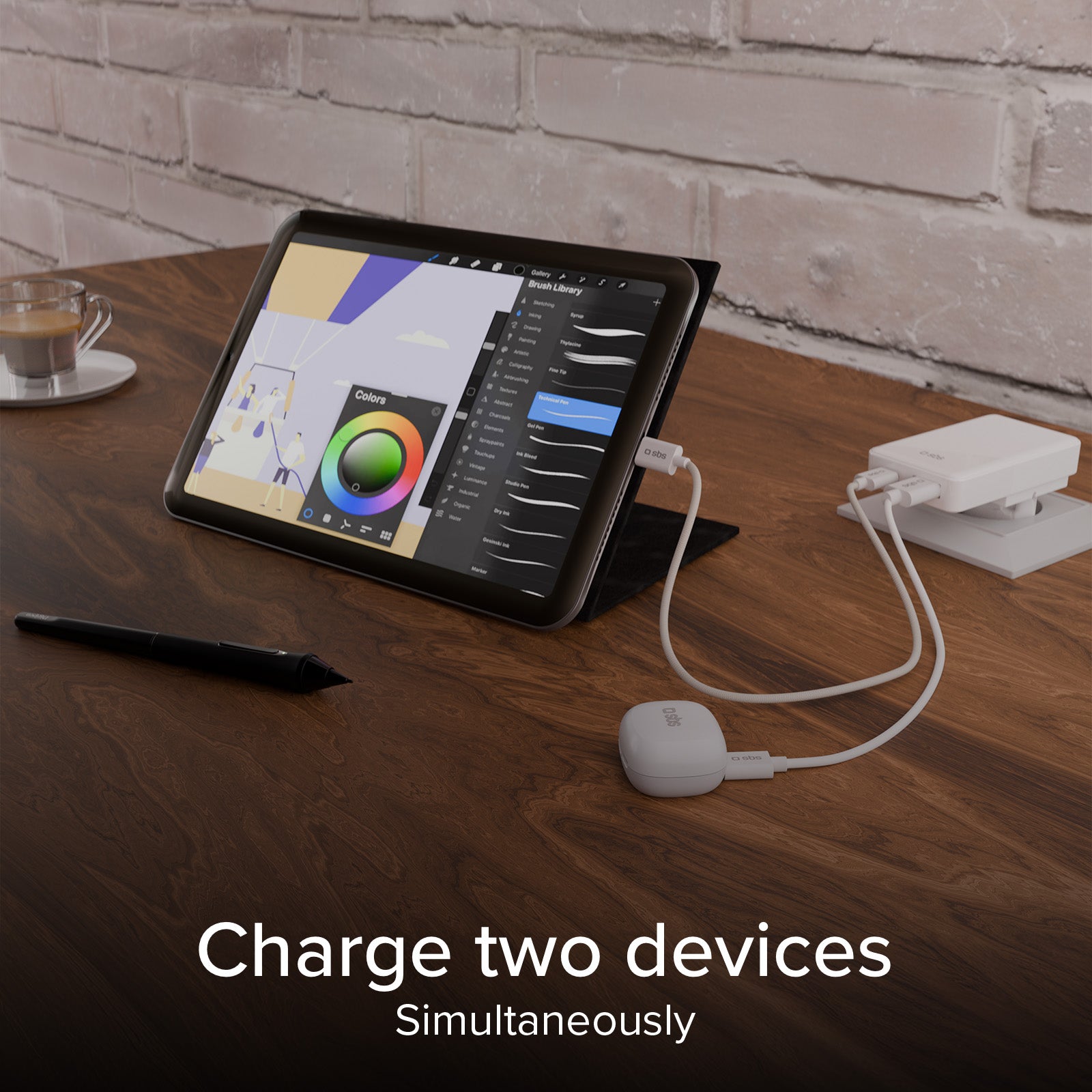 Caricatore da parete Flexi Wall Charger 20W con spina pieghevole