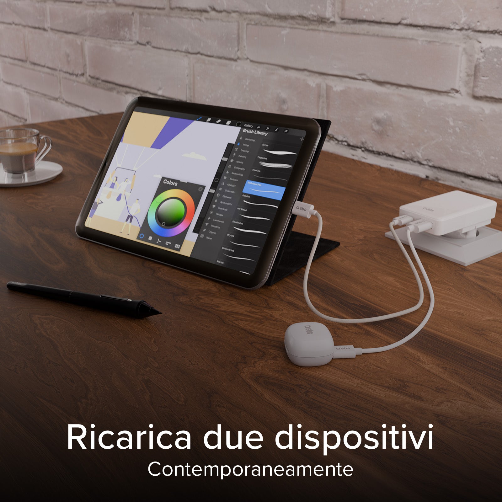 Caricatore da parete Flexi Wall Charger 20W con spina pieghevole