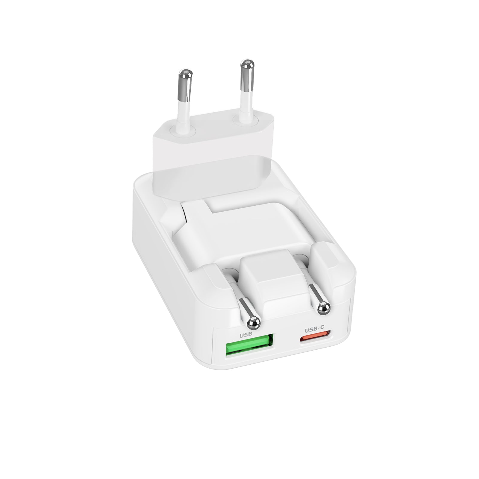 Caricatore da parete Flexi Wall Charger 30W con spina pieghevole