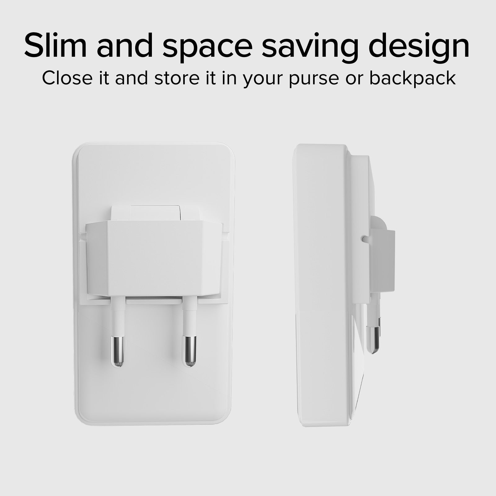 Caricatore da Parete Flexi Wall Charger 65W con Spina Pieghevole