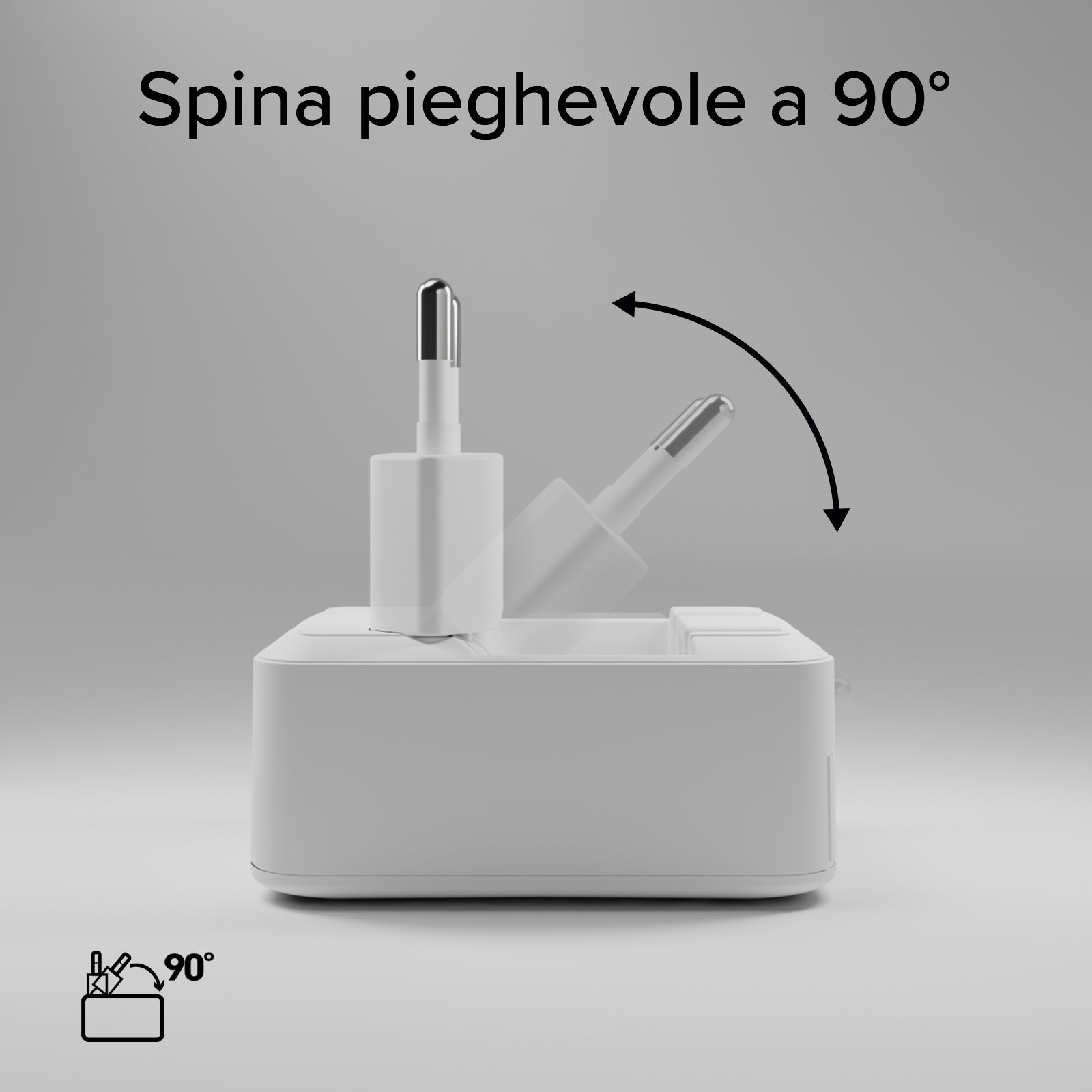 65W Flexi Wall Charger with Folding Plug