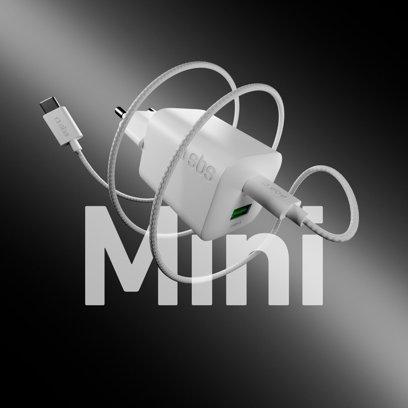 45W GaN Power Delivery wall charger kit with 1.5m USB-C cable