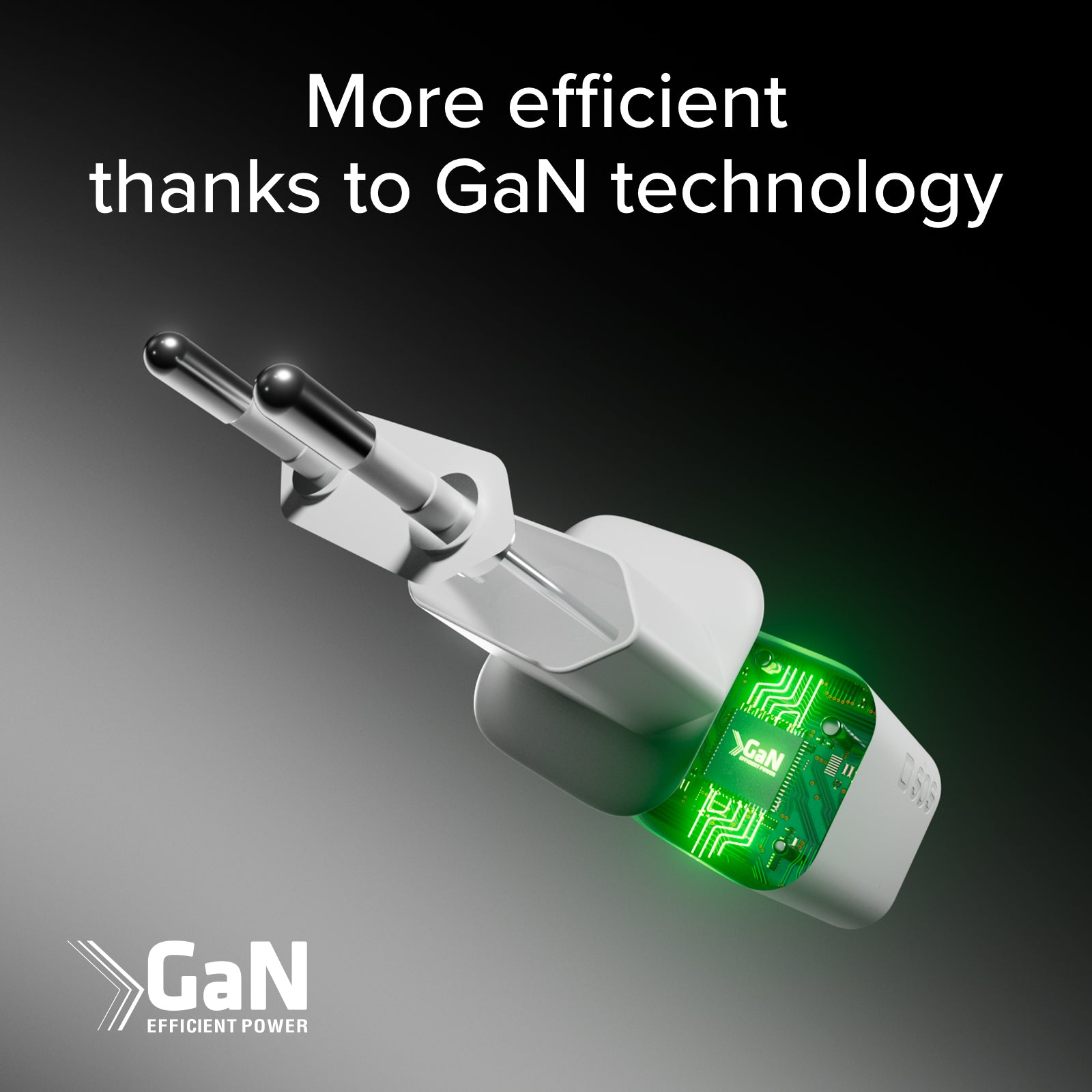45W GaN Power Delivery wall charger kit with 1.5m USB-C cable