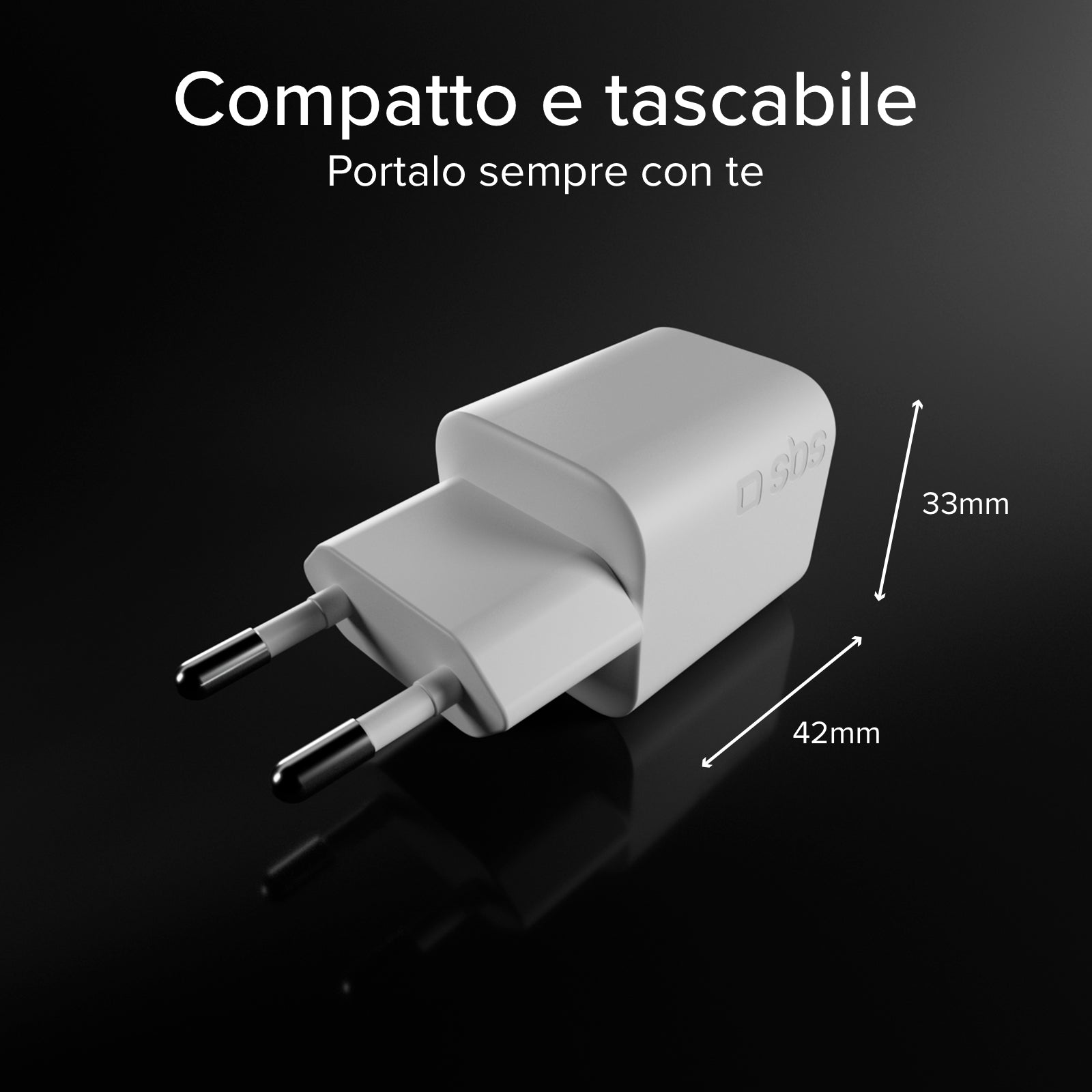 60W Power Delivery and AVS Wall Charger Kit with 2 Ports and 1.5 m Braided USB-C Cable
