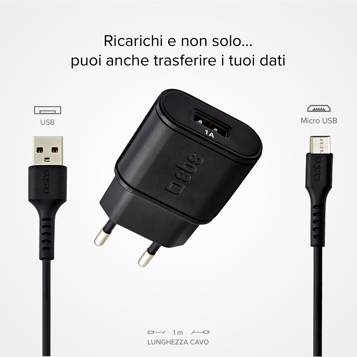 Reiseladeset mit Micro USB
