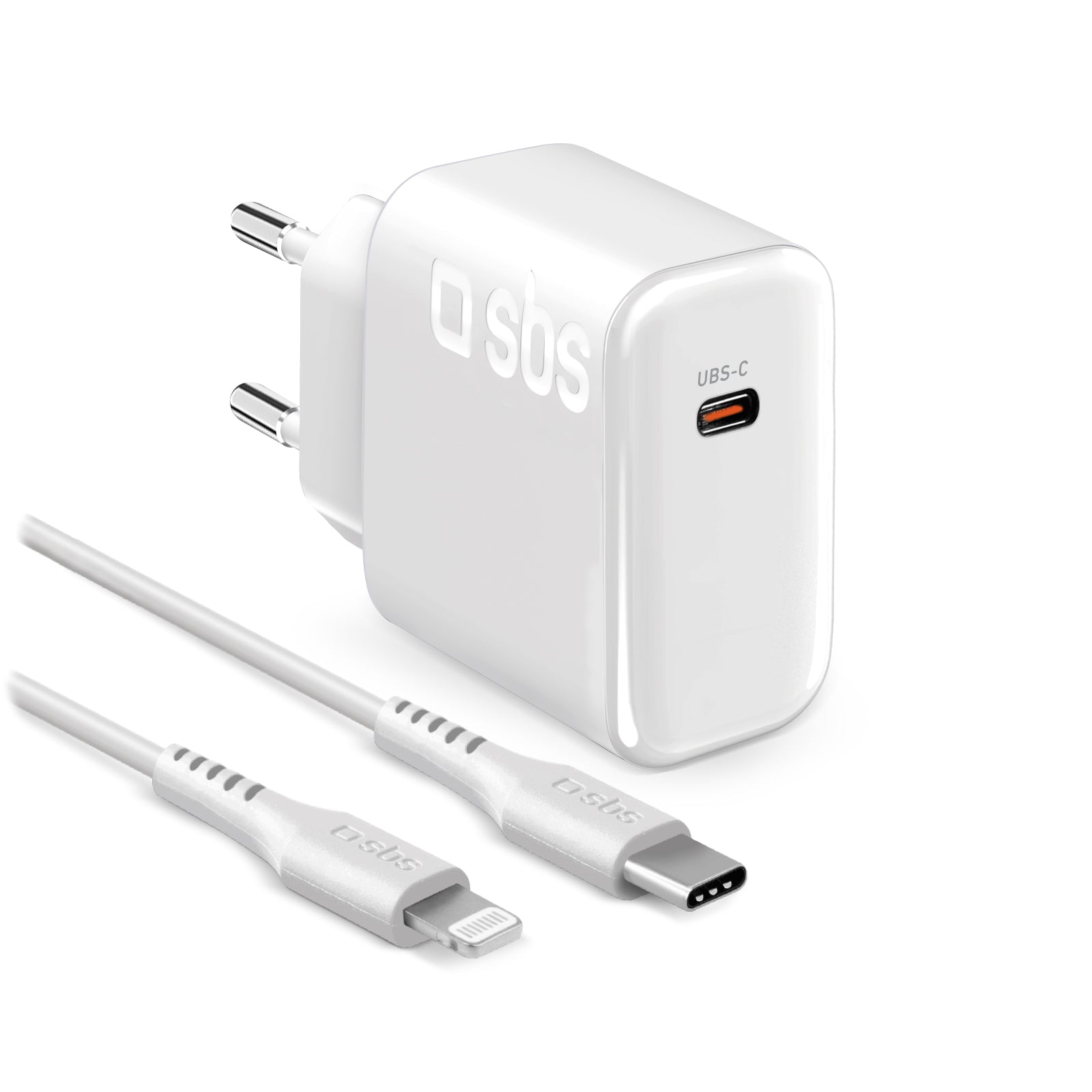 Kit caricatore da parete 20W Made for iPhone (MFi)