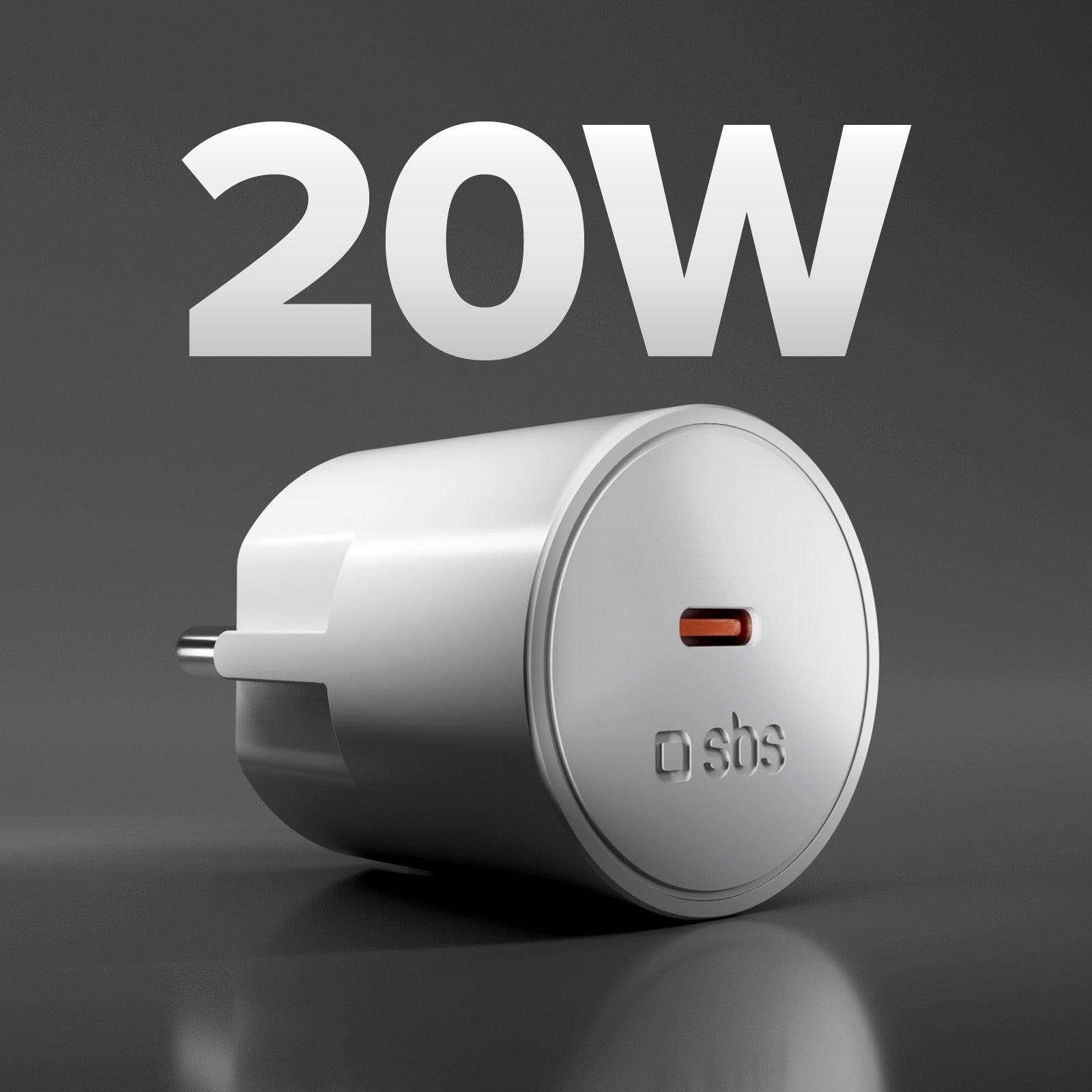 Caricatore con spina Schuko e porta USB-C 20W PD