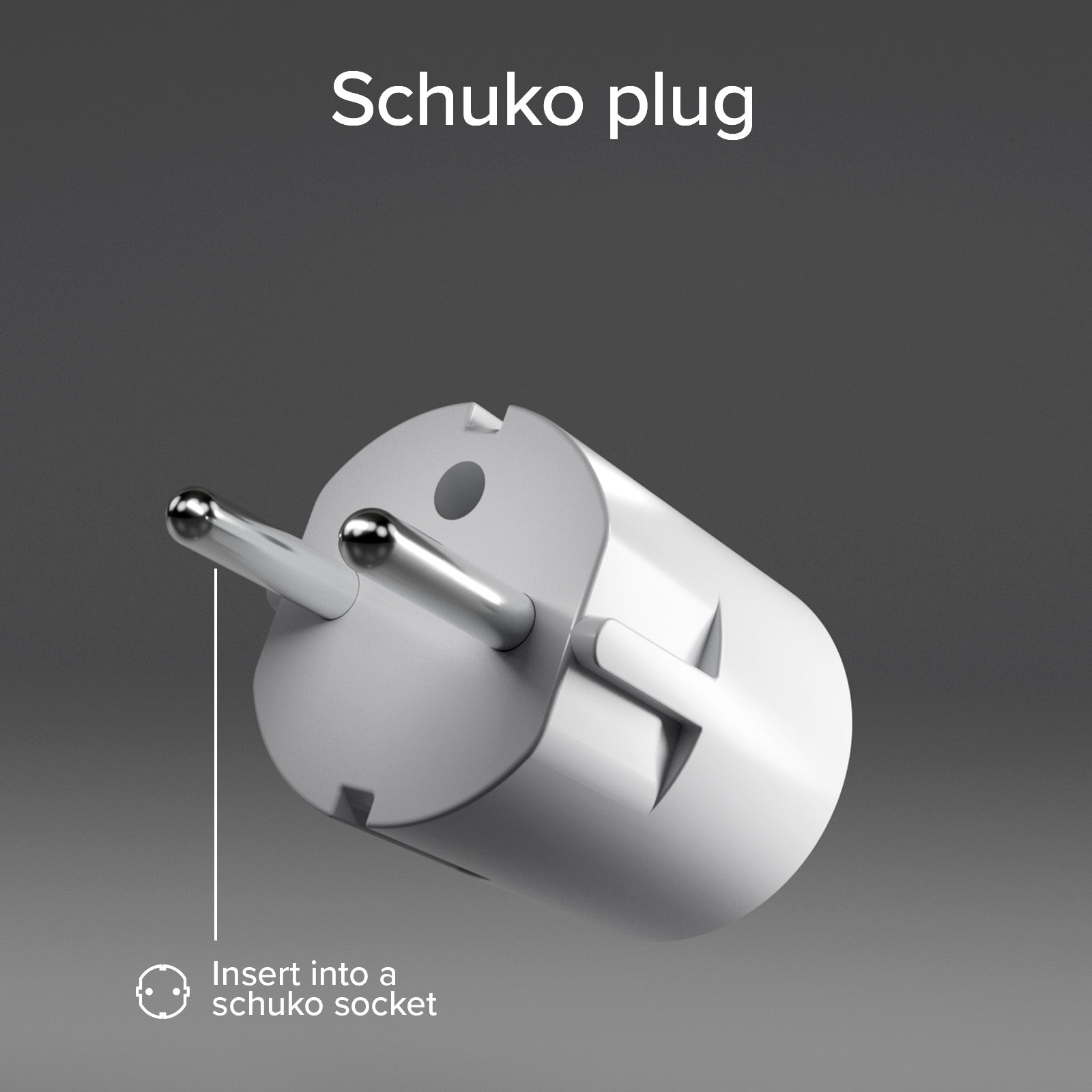 Caricatore con spina Schuko e porta USB-C 20W PD